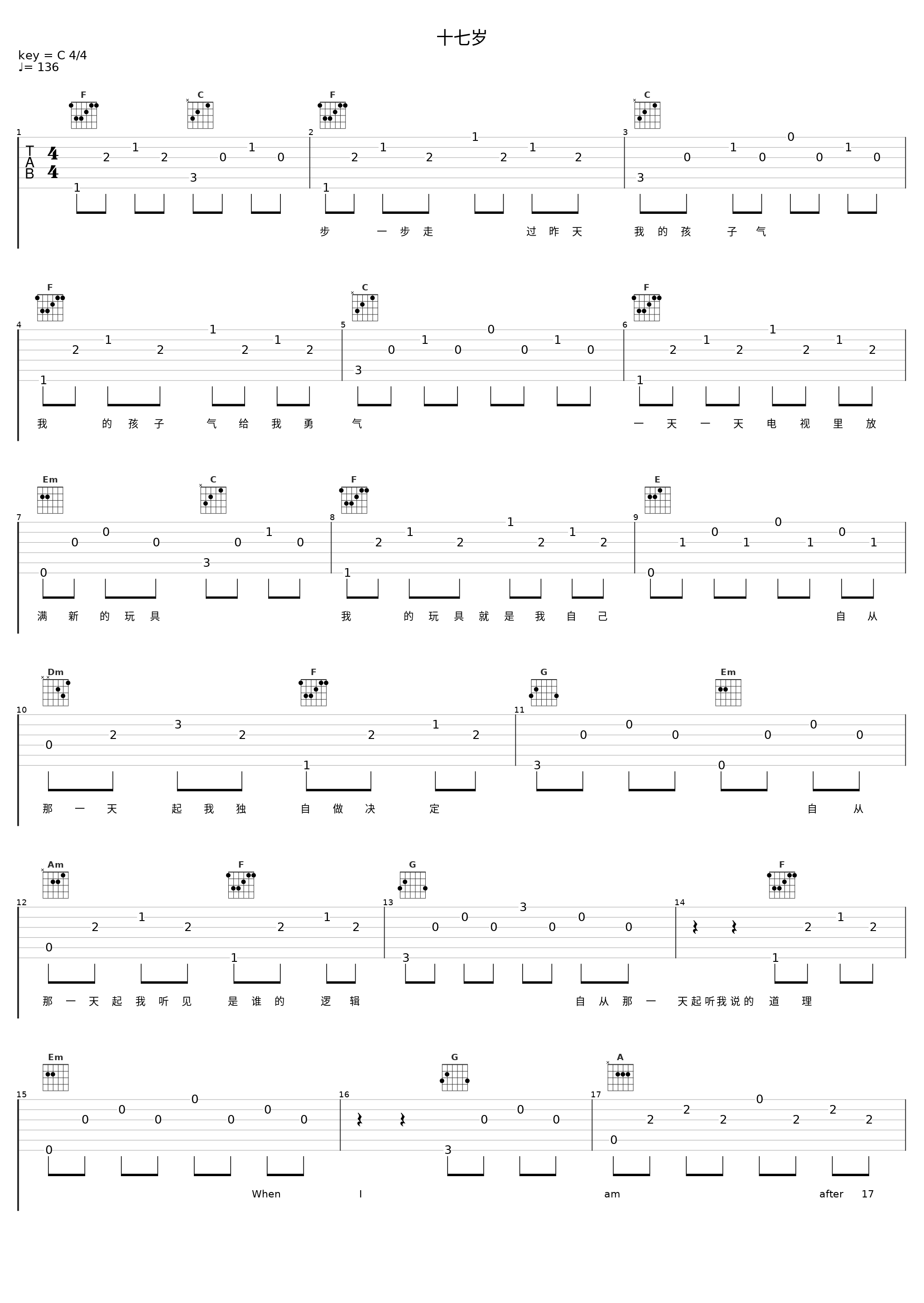 十七岁_陈绮贞_1
