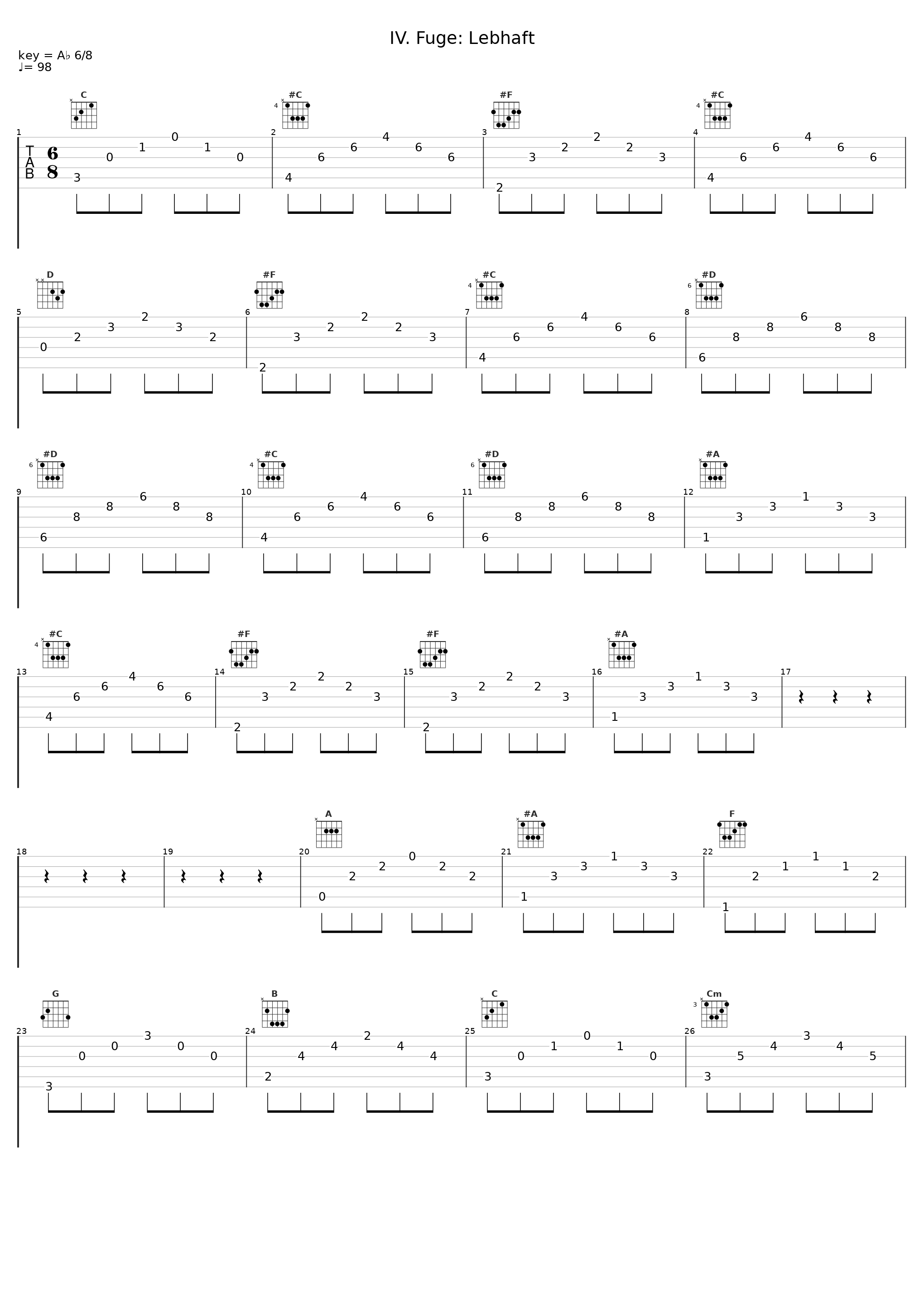 IV. Fuge: Lebhaft_Hans Petermandl_1