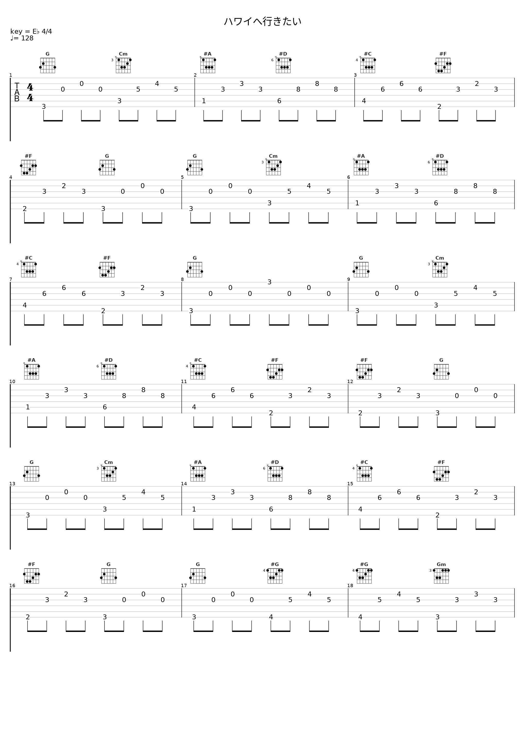 ハワイへ行きたい_T-SQUARE_1