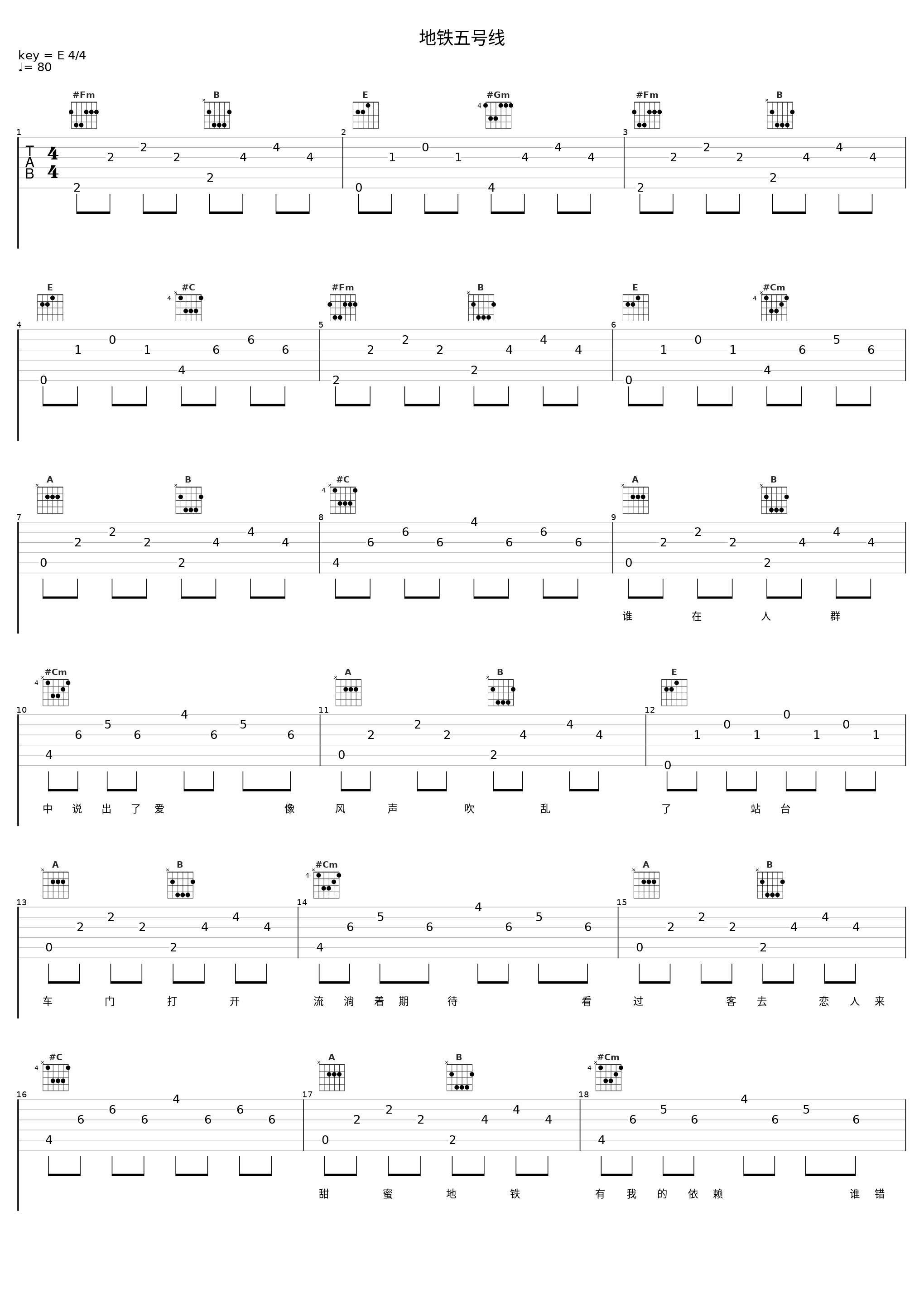 地铁五号线_樊桐舟_1