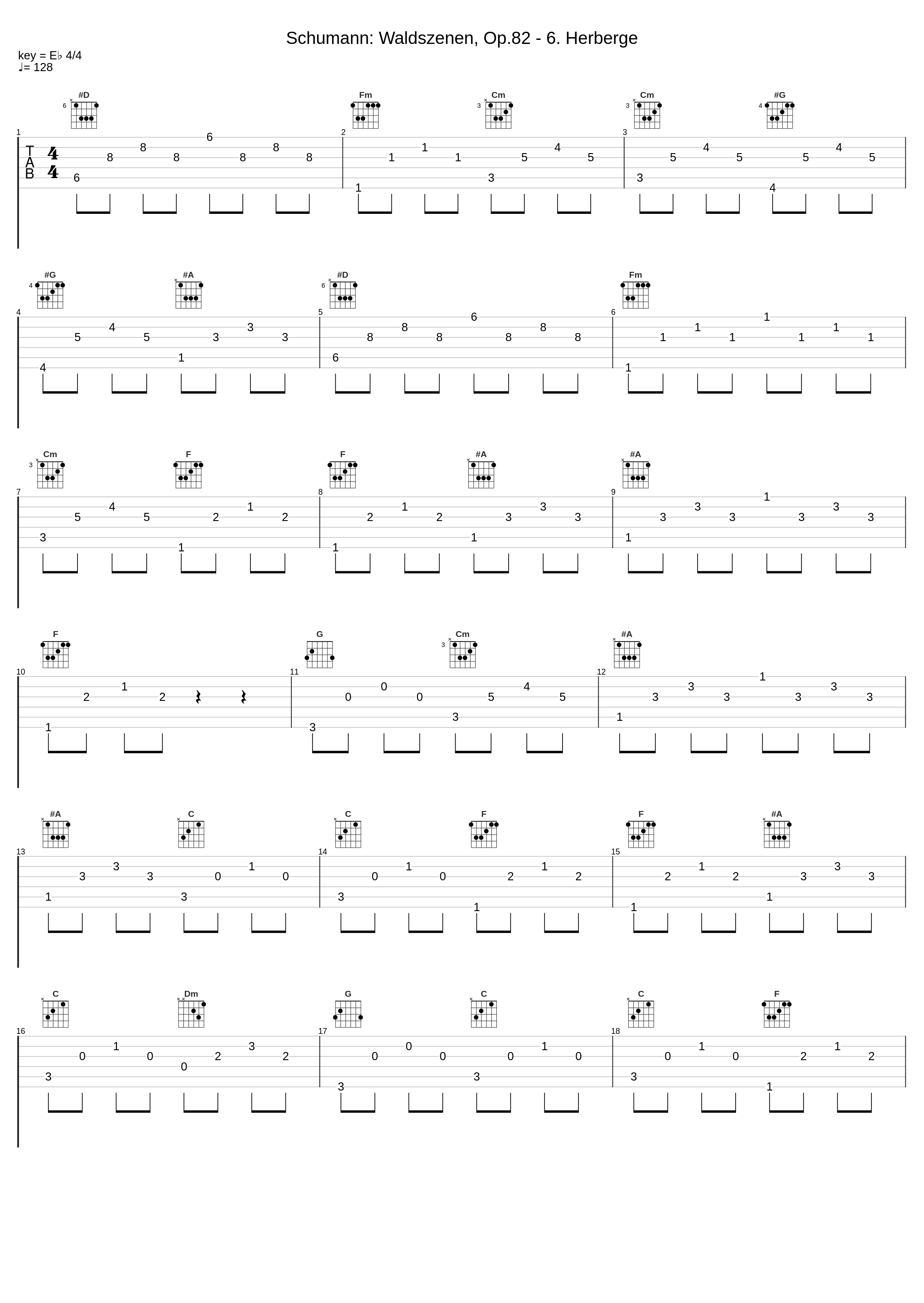 Schumann: Waldszenen, Op.82 - 6. Herberge_內田光子_1