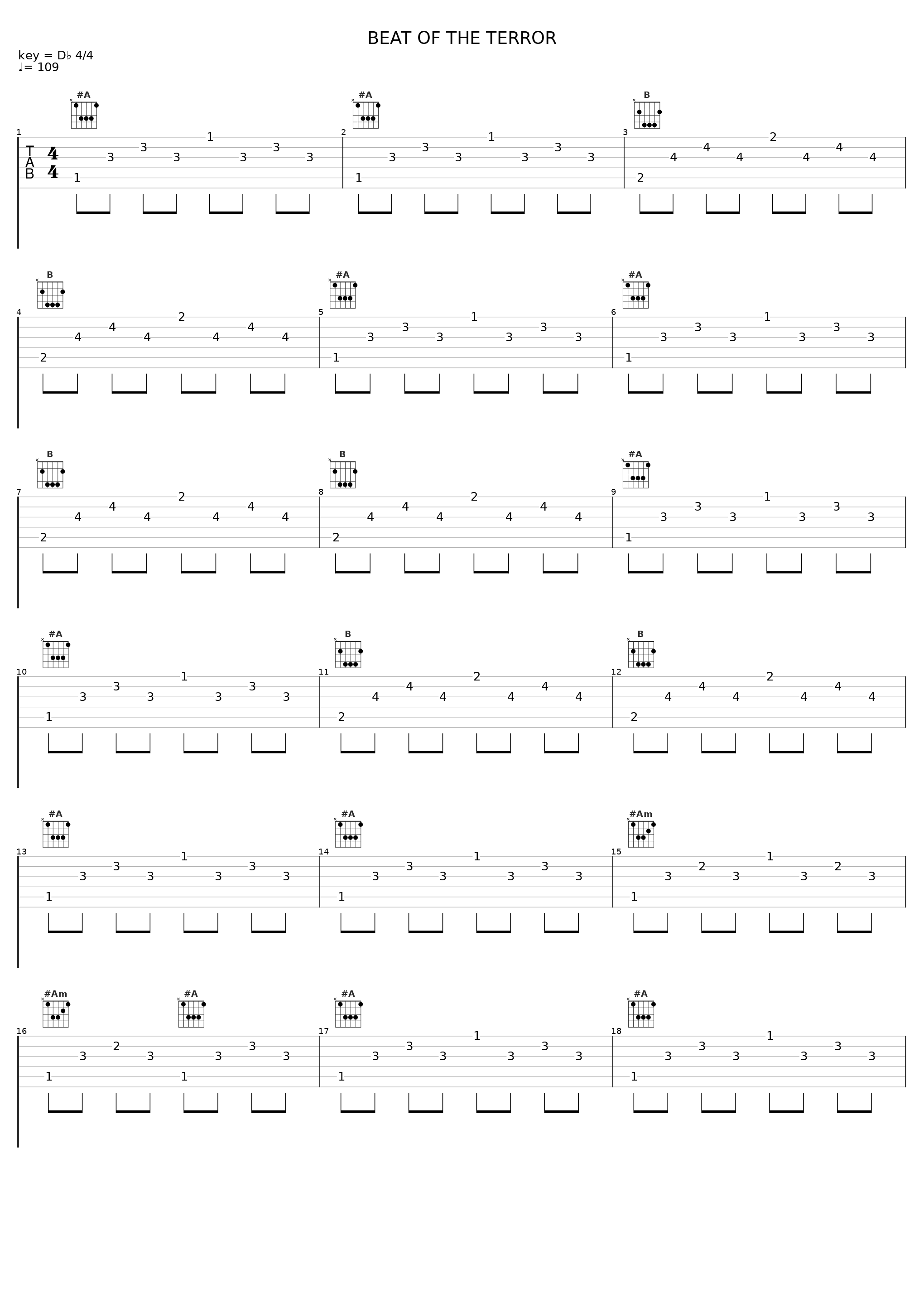 BEAT OF THE TERROR_Falcom Sound Team J.D.K._1