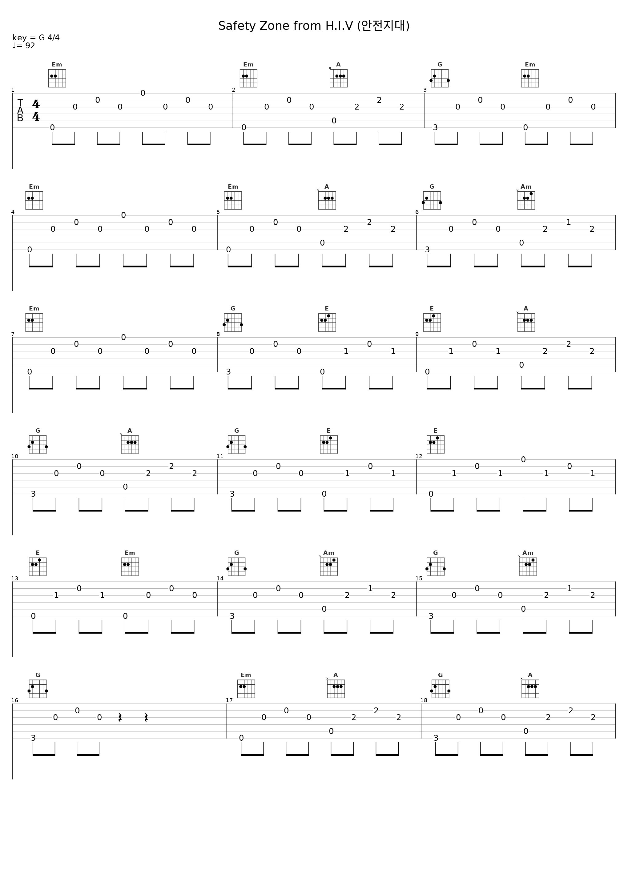 Safety Zone from H.I.V (안전지대)_DJ DOC_1