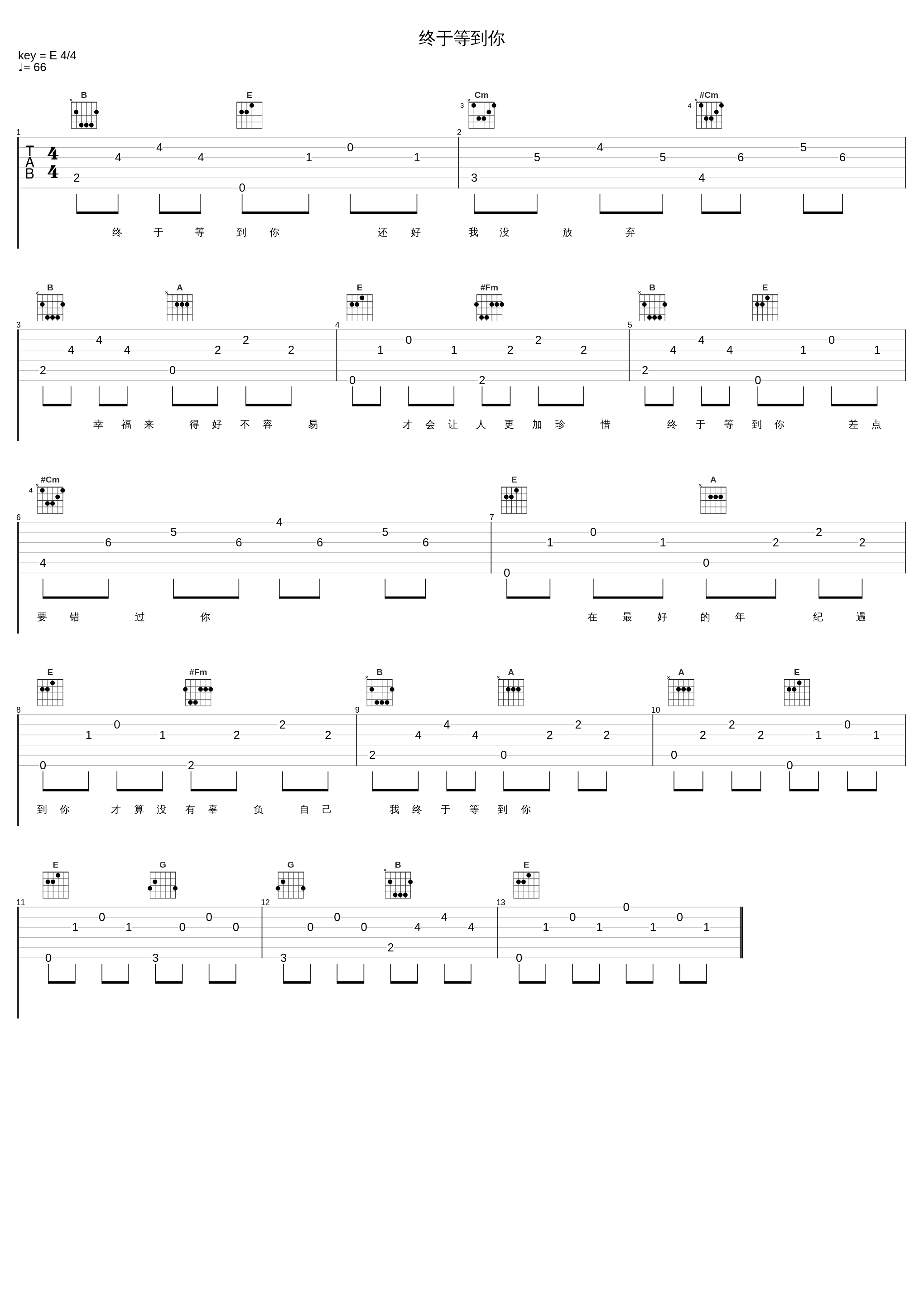 终于等到你_张靓颖_1