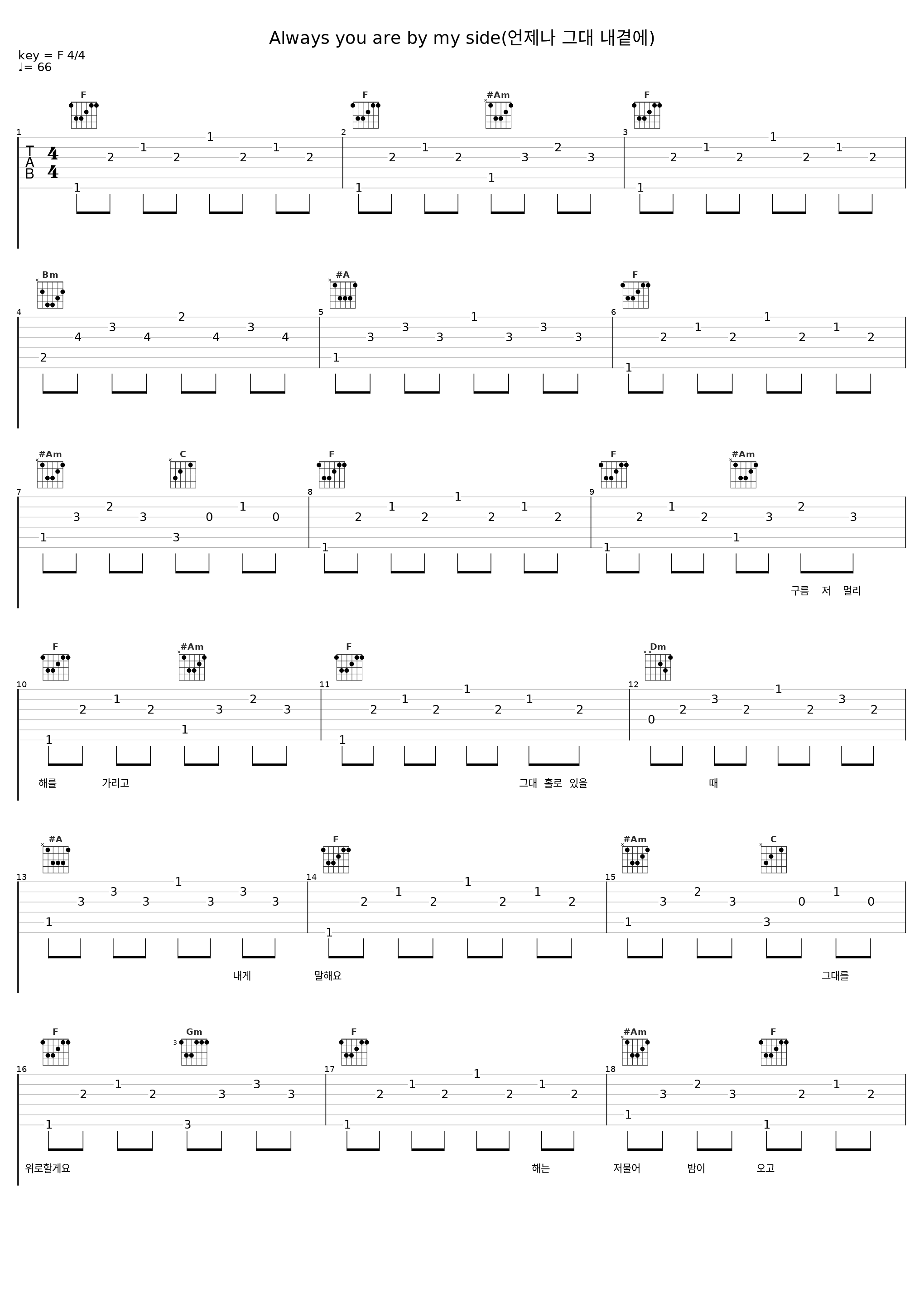 Always you are by my side(언제나 그대 내곁에)_金贤植_1