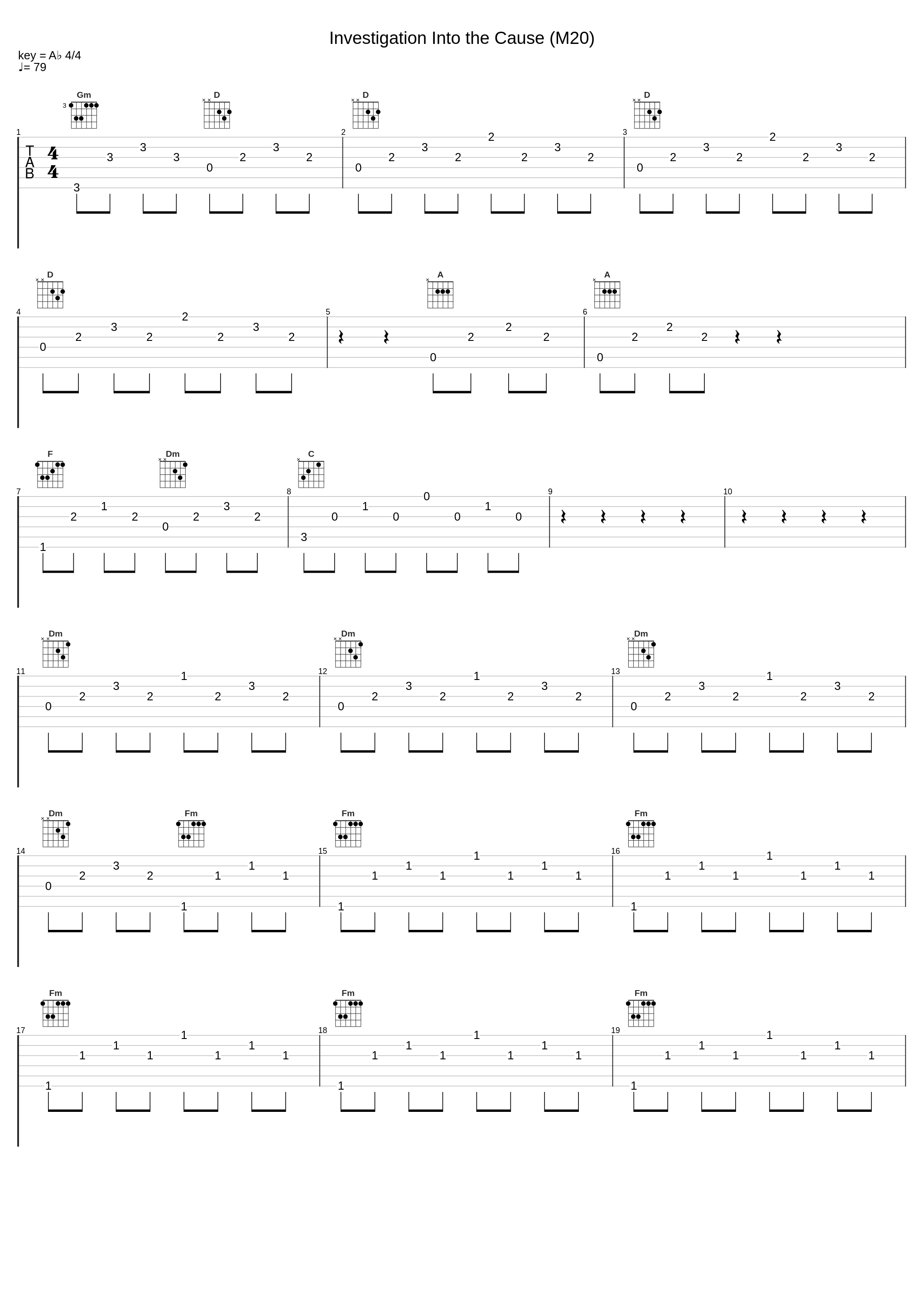 Investigation Into the Cause (M20)_大岛满_1