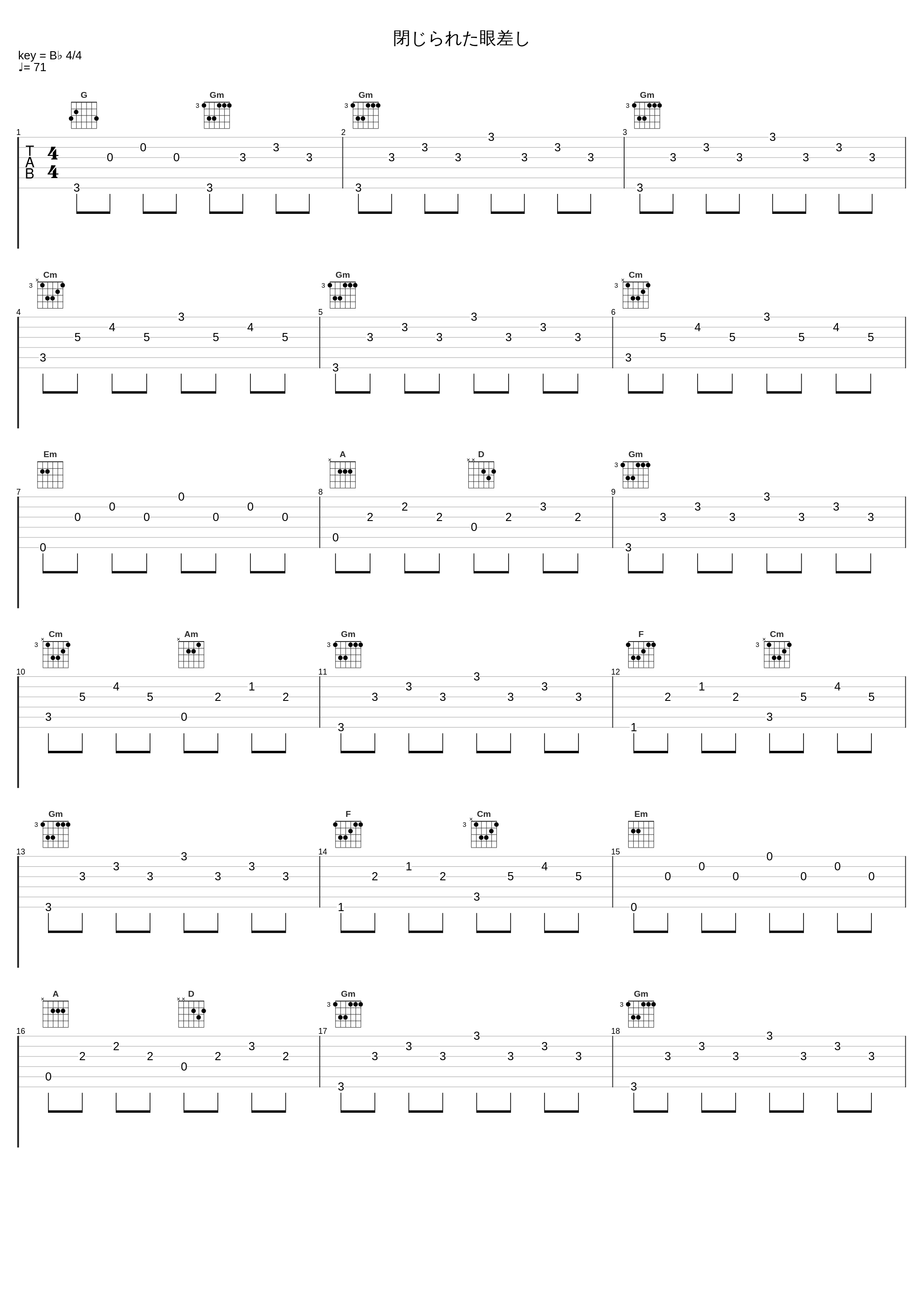 閉じられた眼差し_大岛满_1