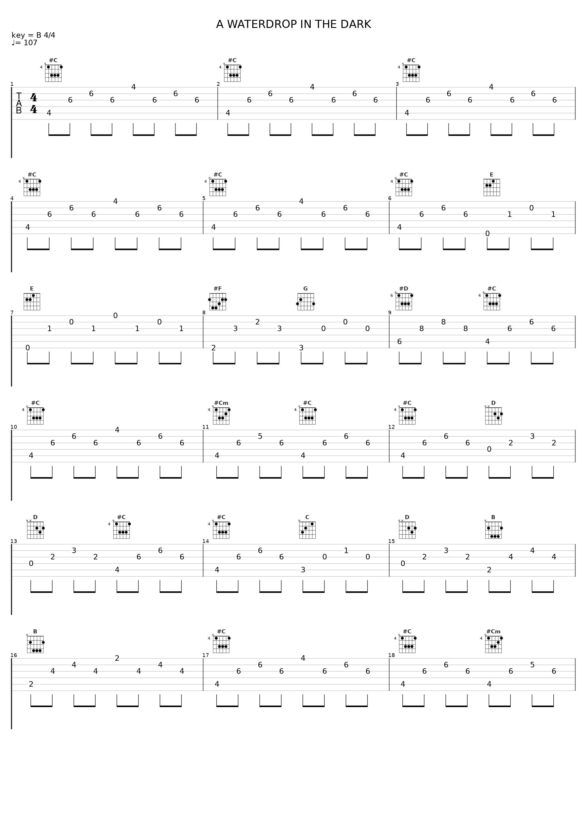 A WATERDROP IN THE DARK_Falcom Sound Team J.D.K._1