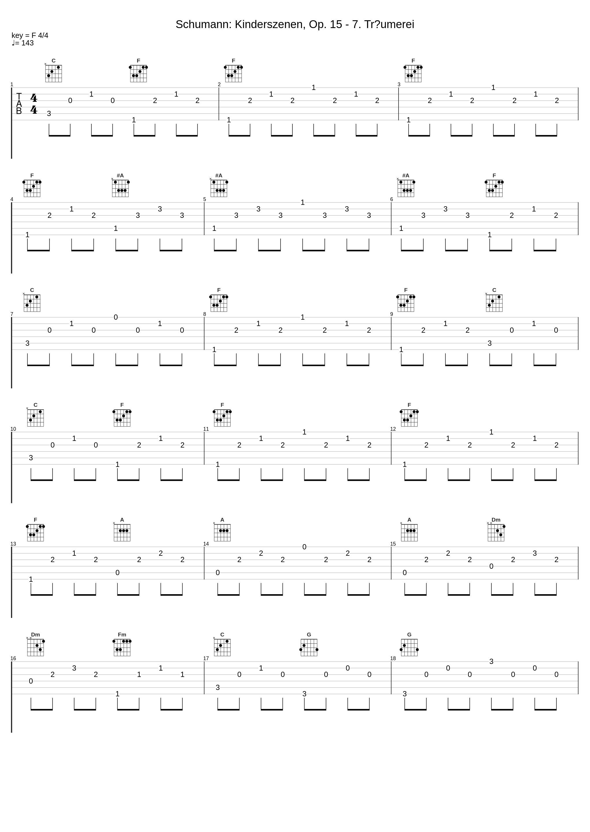 Schumann: Kinderszenen, Op. 15 - 7. Träumerei_內田光子_1