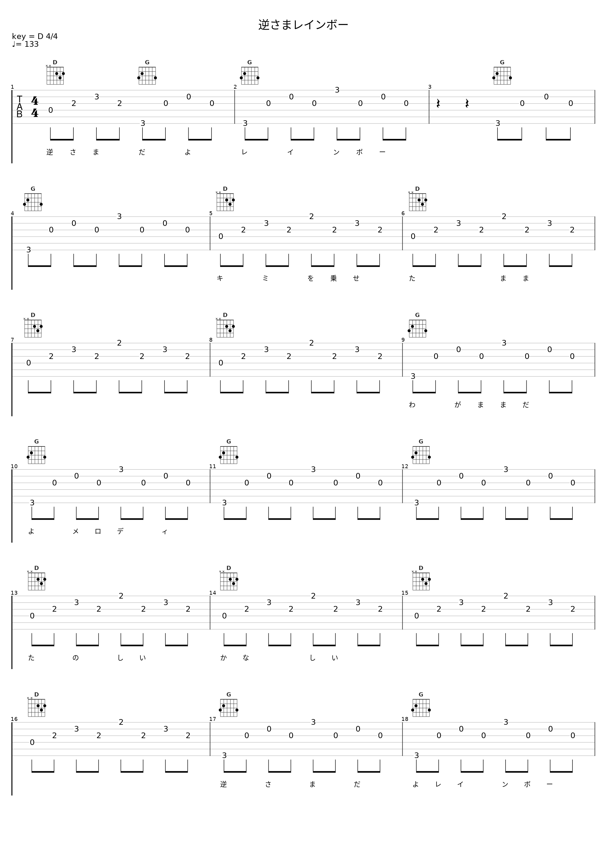 逆さまレインボー_镜音铃_1