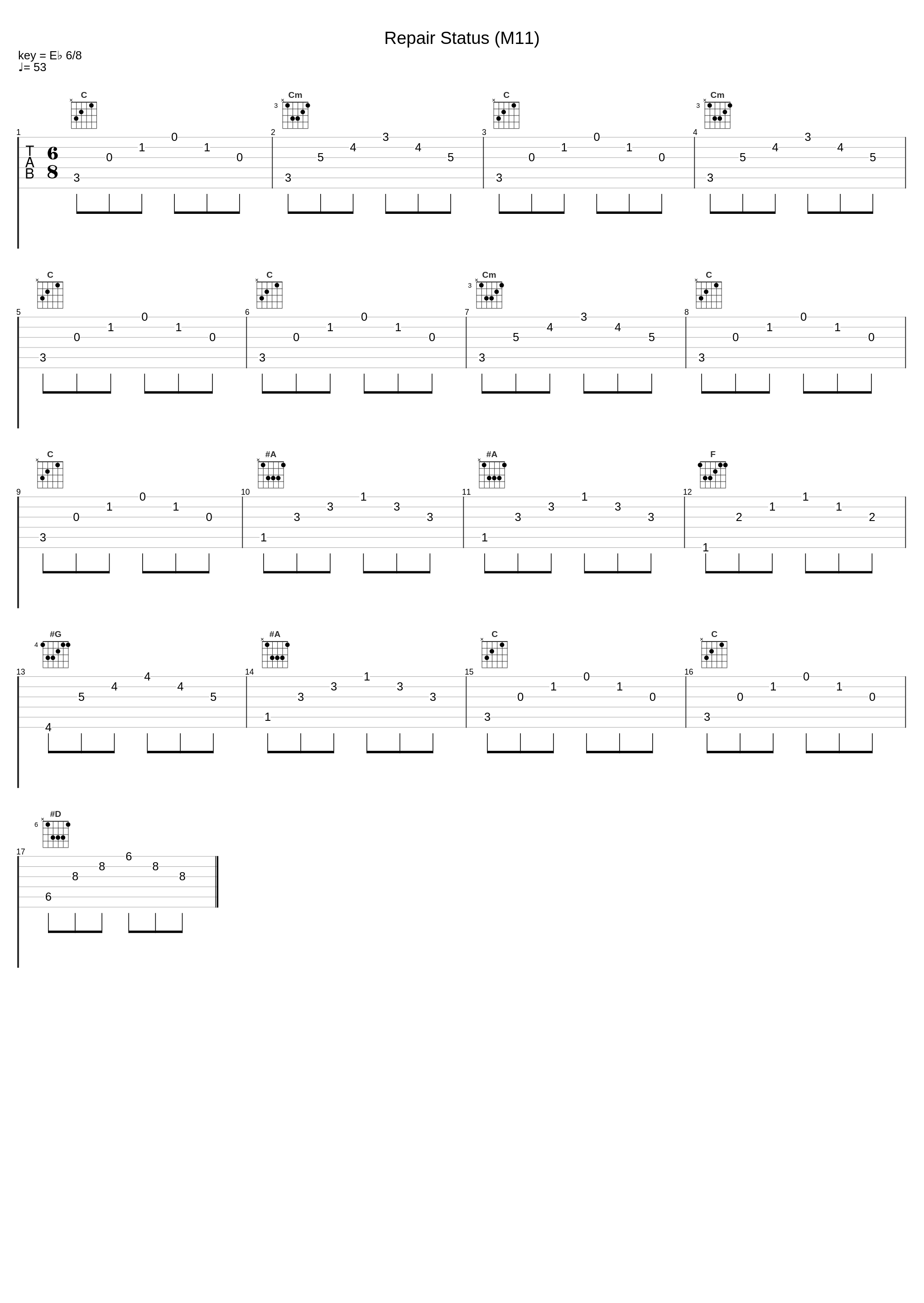 Repair Status (M11)_大岛满_1