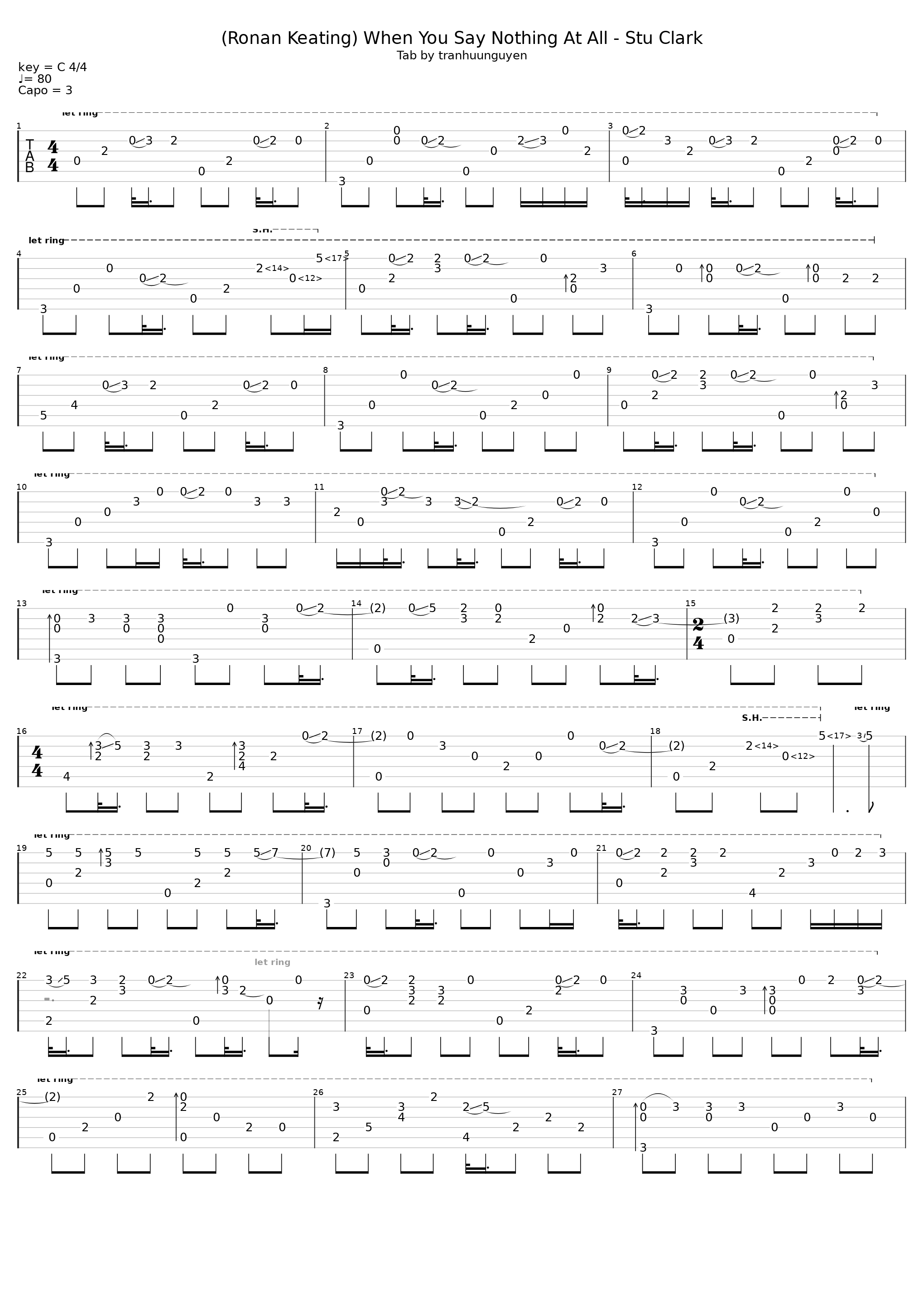 When You Say Nothing At All_Stu Clark_1