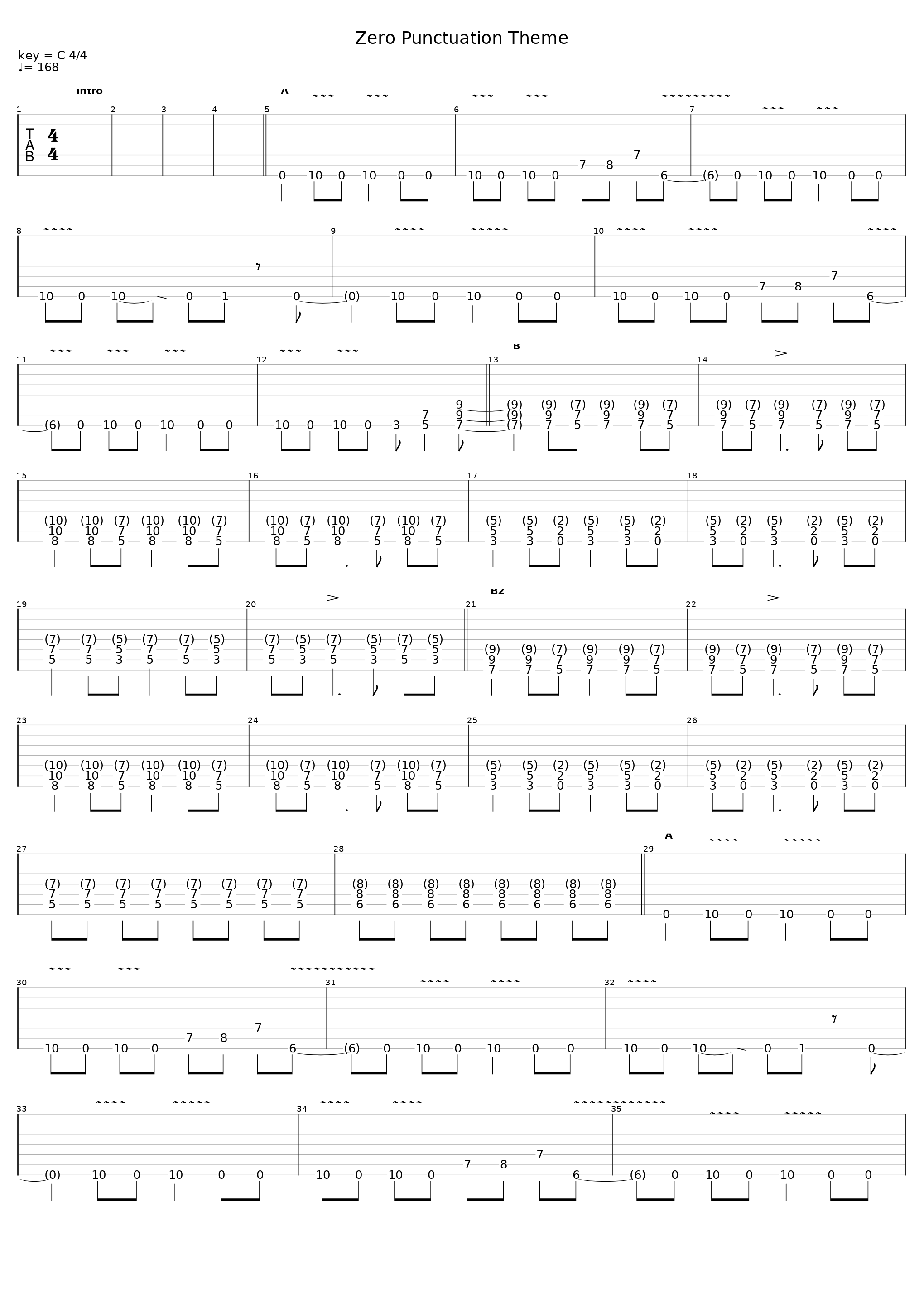 Zero Punctuation Theme_Ian Dorsch_1
