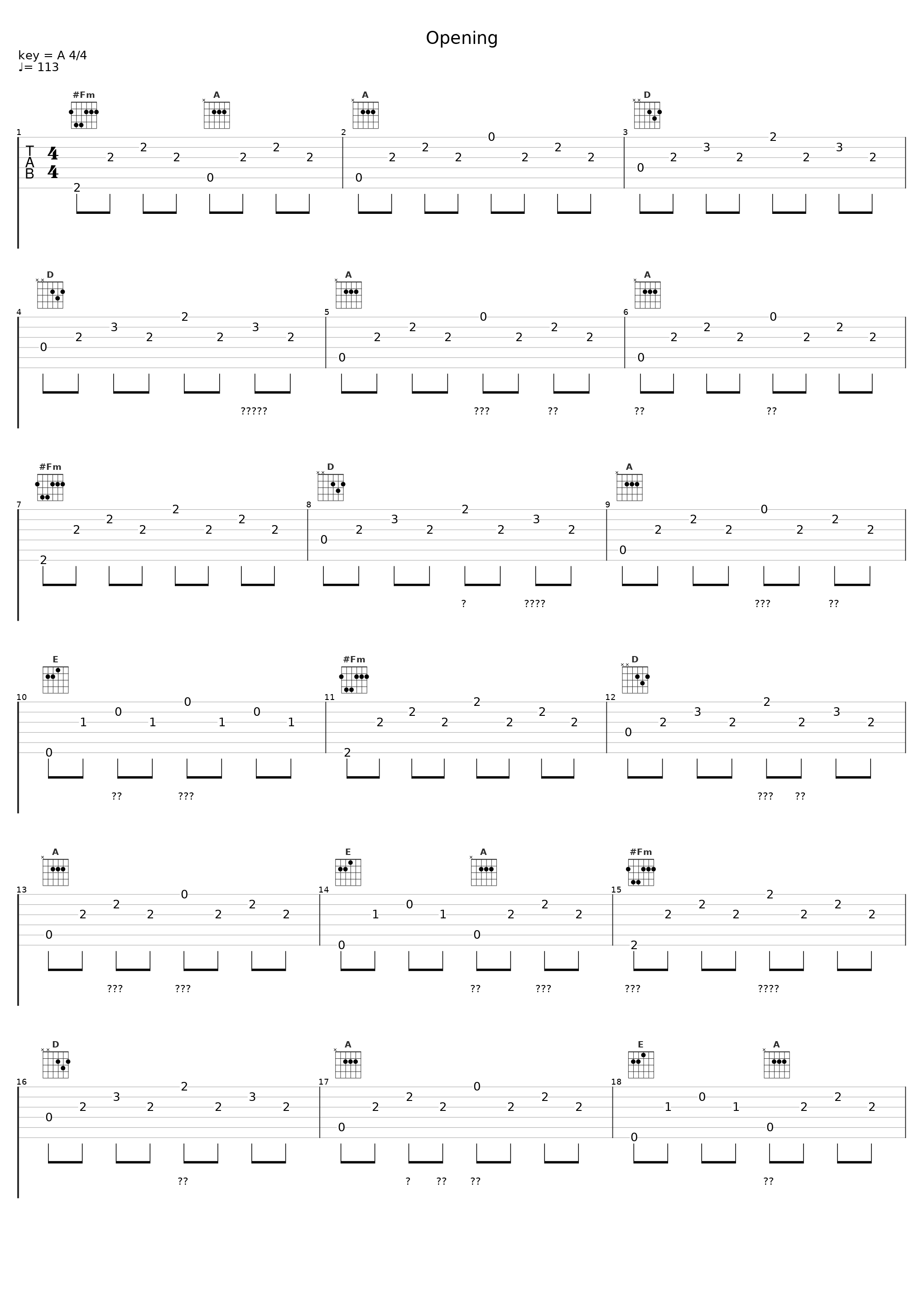 Opening_9和数字_1