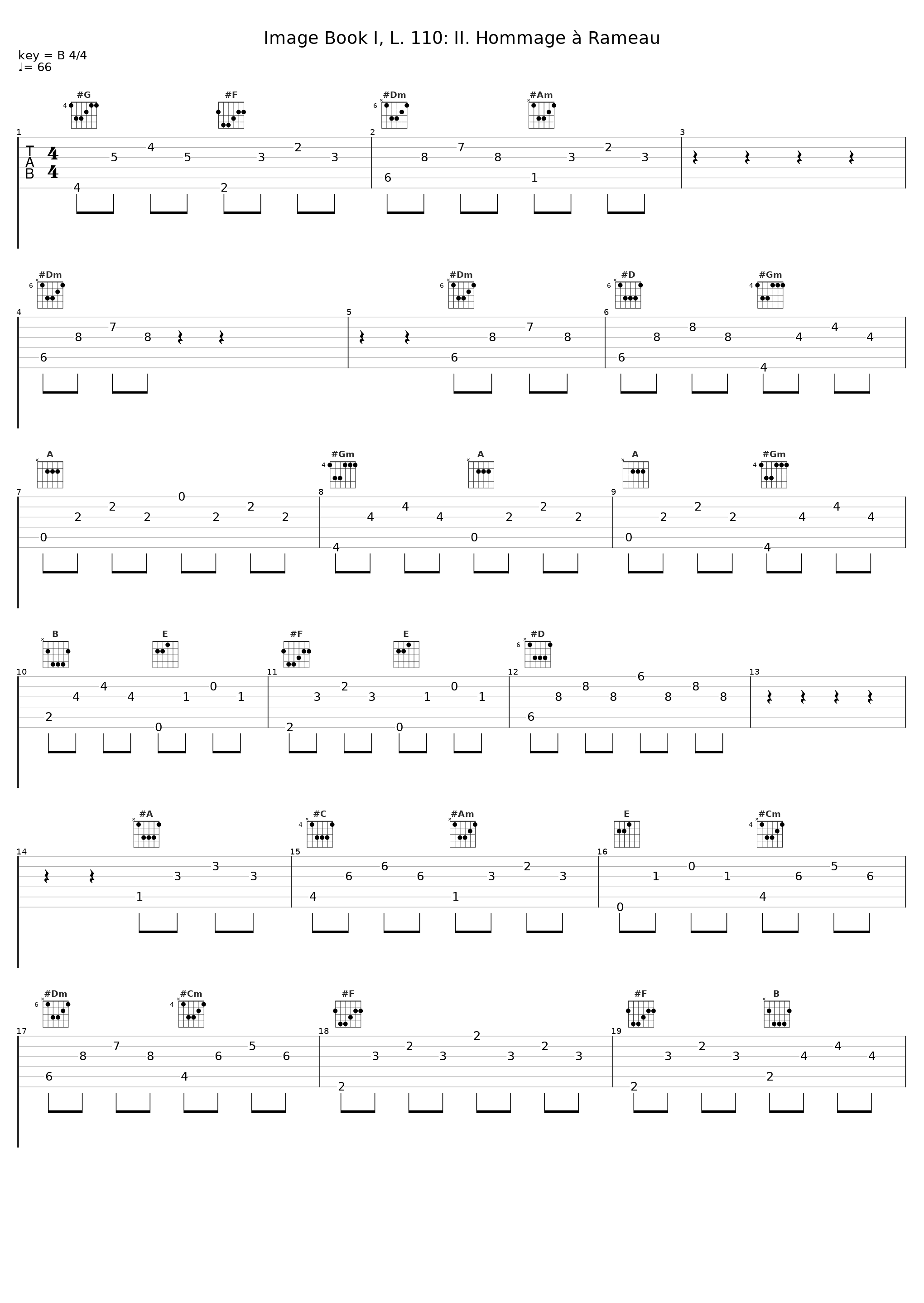 Image Book I, L. 110: II. Hommage à Rameau_Walter Gieseking,Achille-Claude Debussy_1