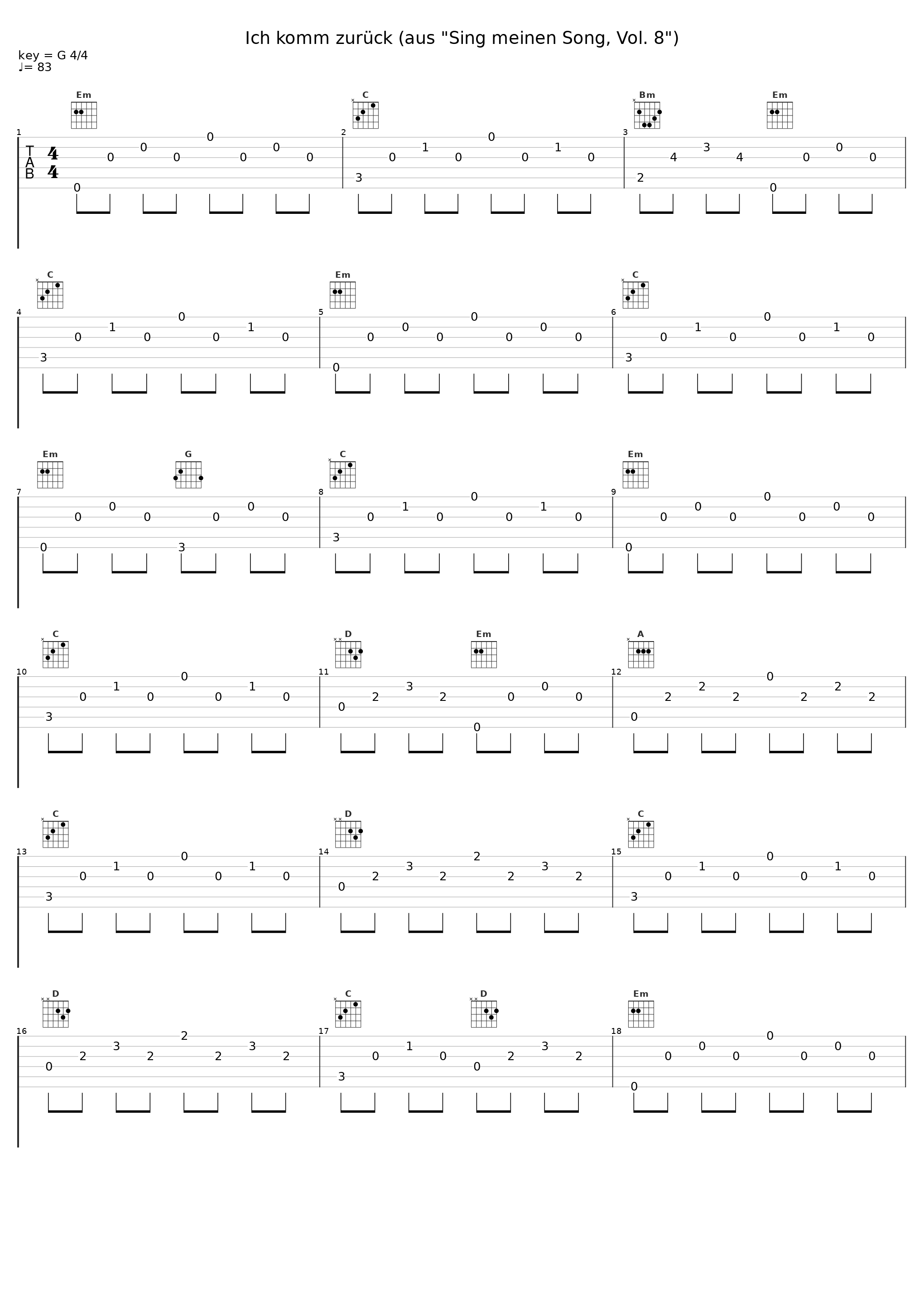 Ich komm zurück (aus "Sing meinen Song, Vol. 8")_DJ Bobo_1