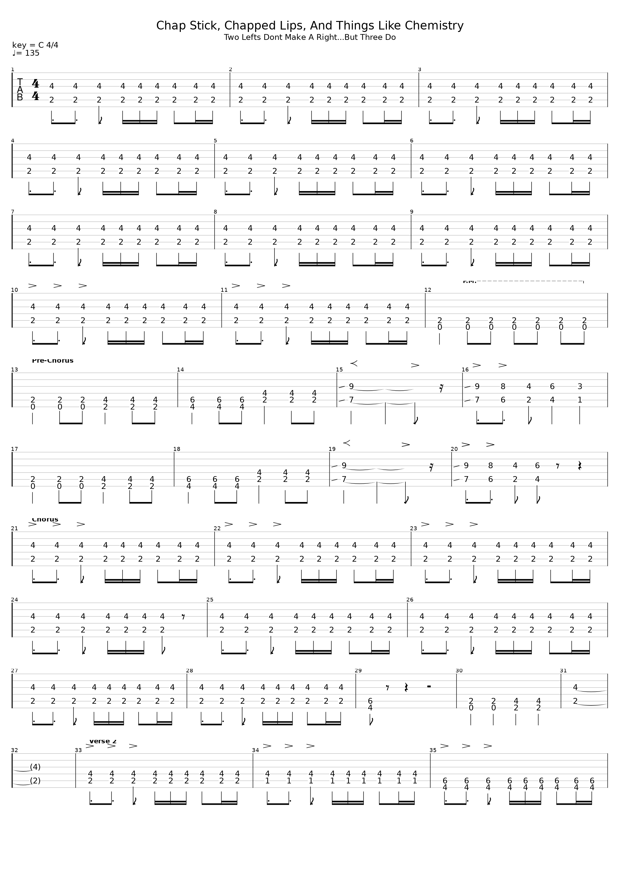Chapstick, Chapped Lips, And Things Like Chemistry_Relient K_1