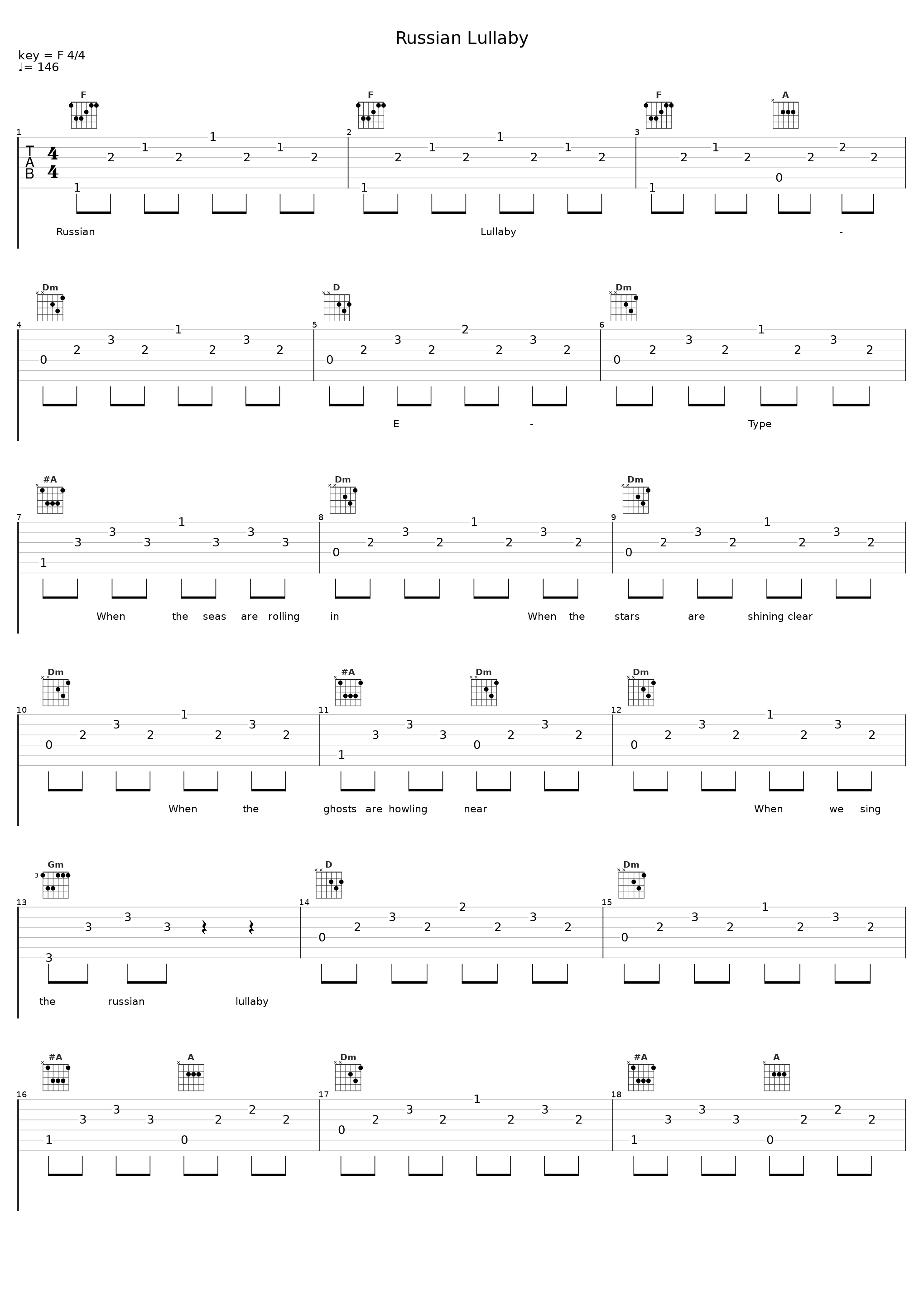 Russian Lullaby_E-Type_1