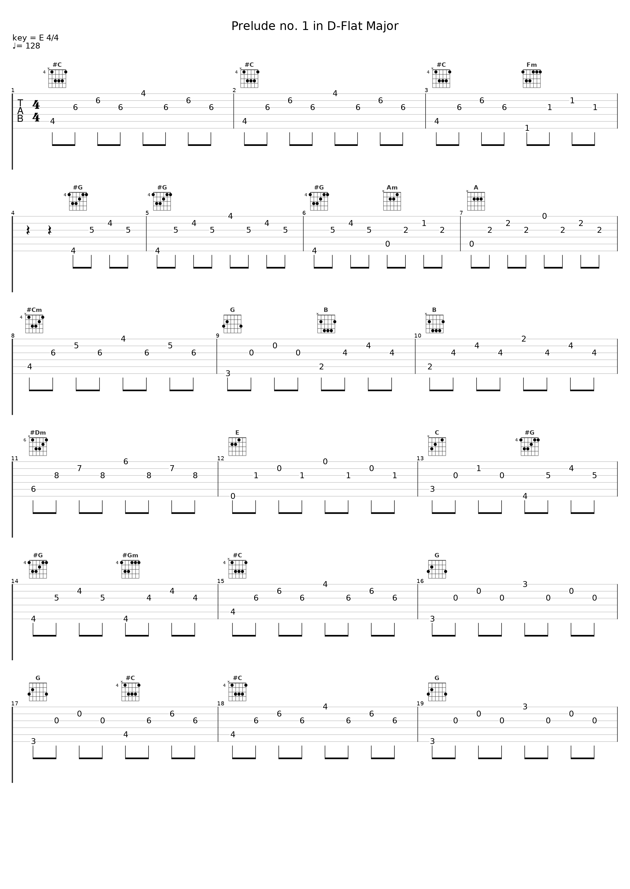 Prelude no. 1 in D-Flat Major_Gabriel Fauré_1