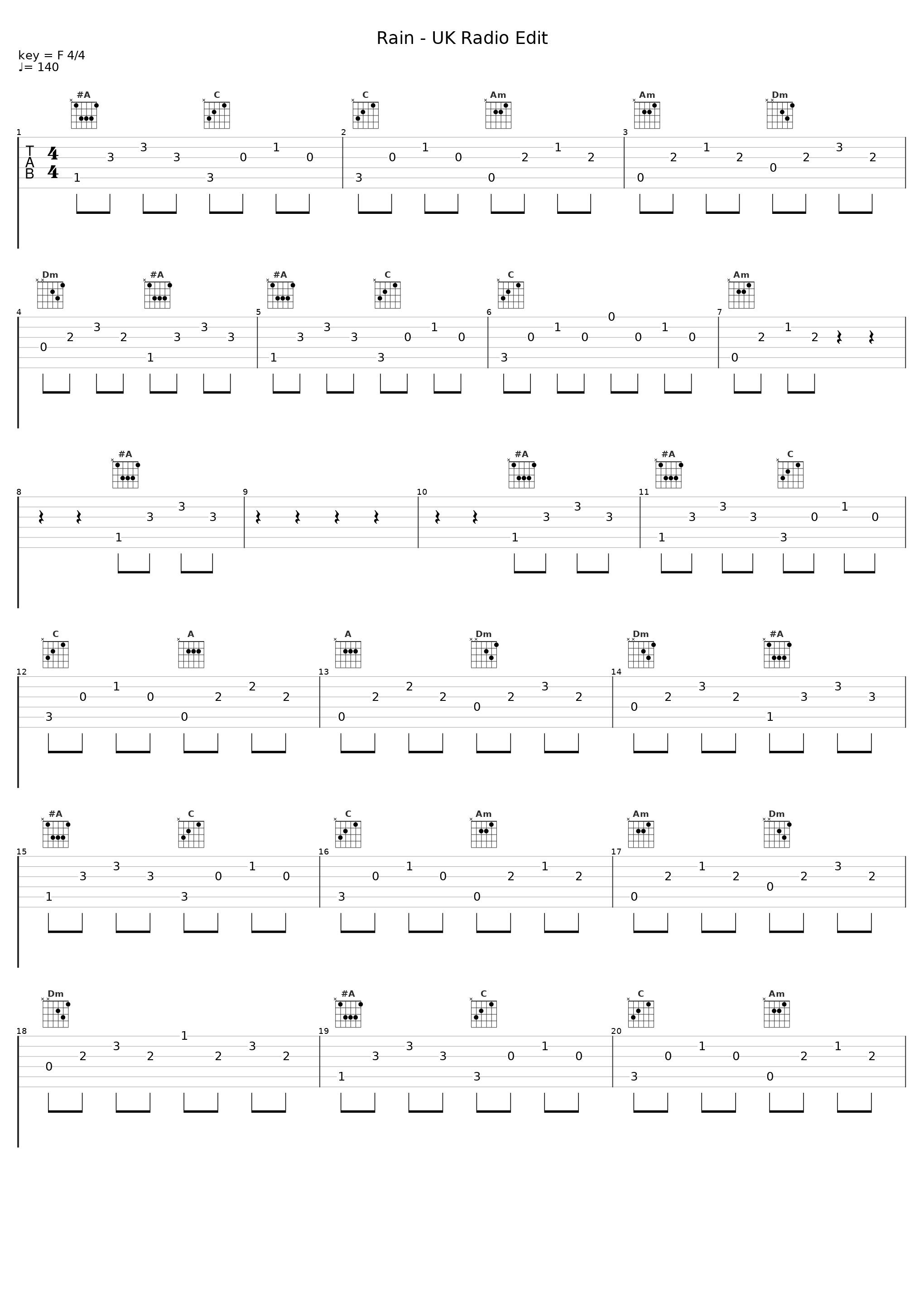 Rain - UK Radio Edit_E-Type_1