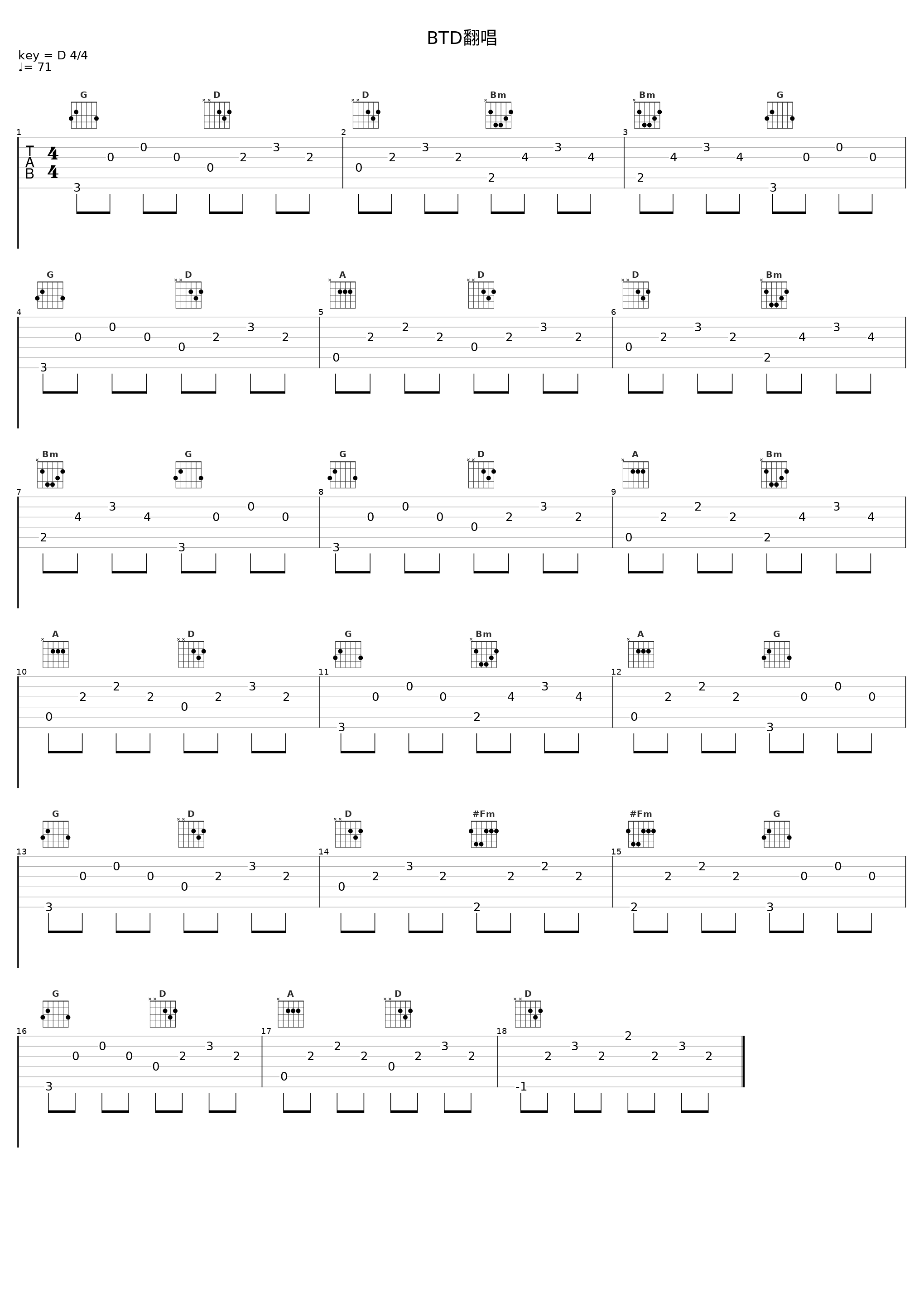 BTD翻唱_石玺彤_1