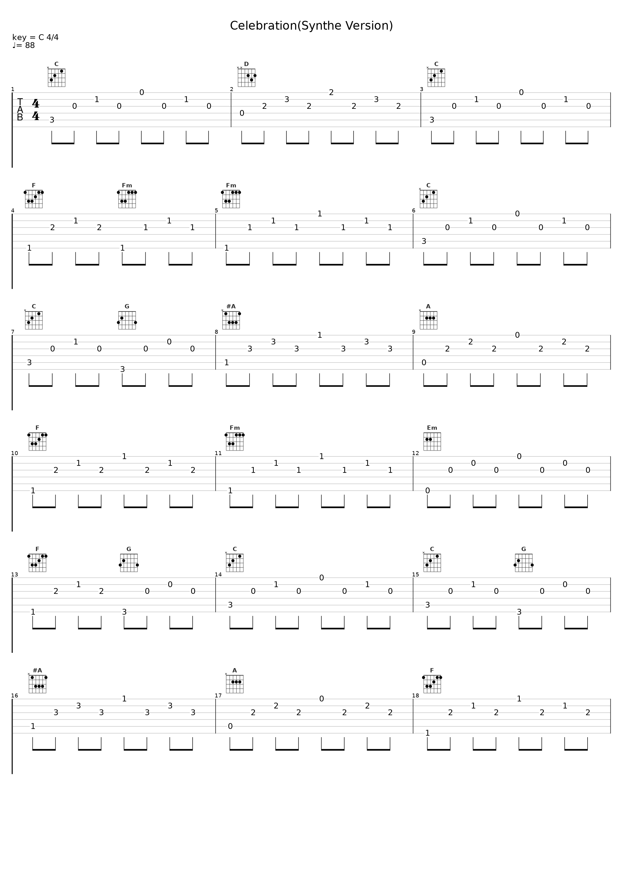 Celebration(Synthe Version)_阿保刚_1