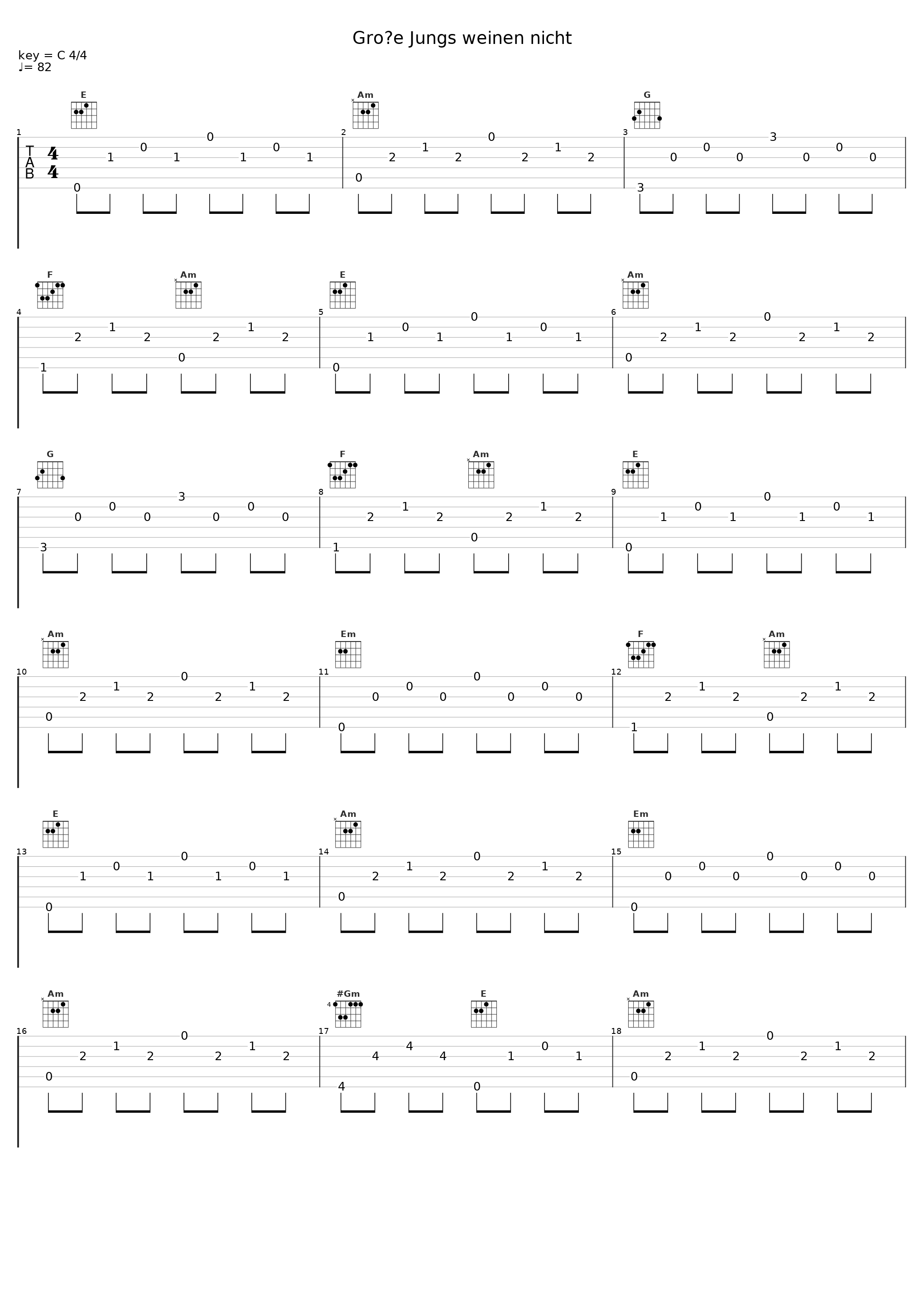 Große Jungs weinen nicht_Tic Tac Toe_1