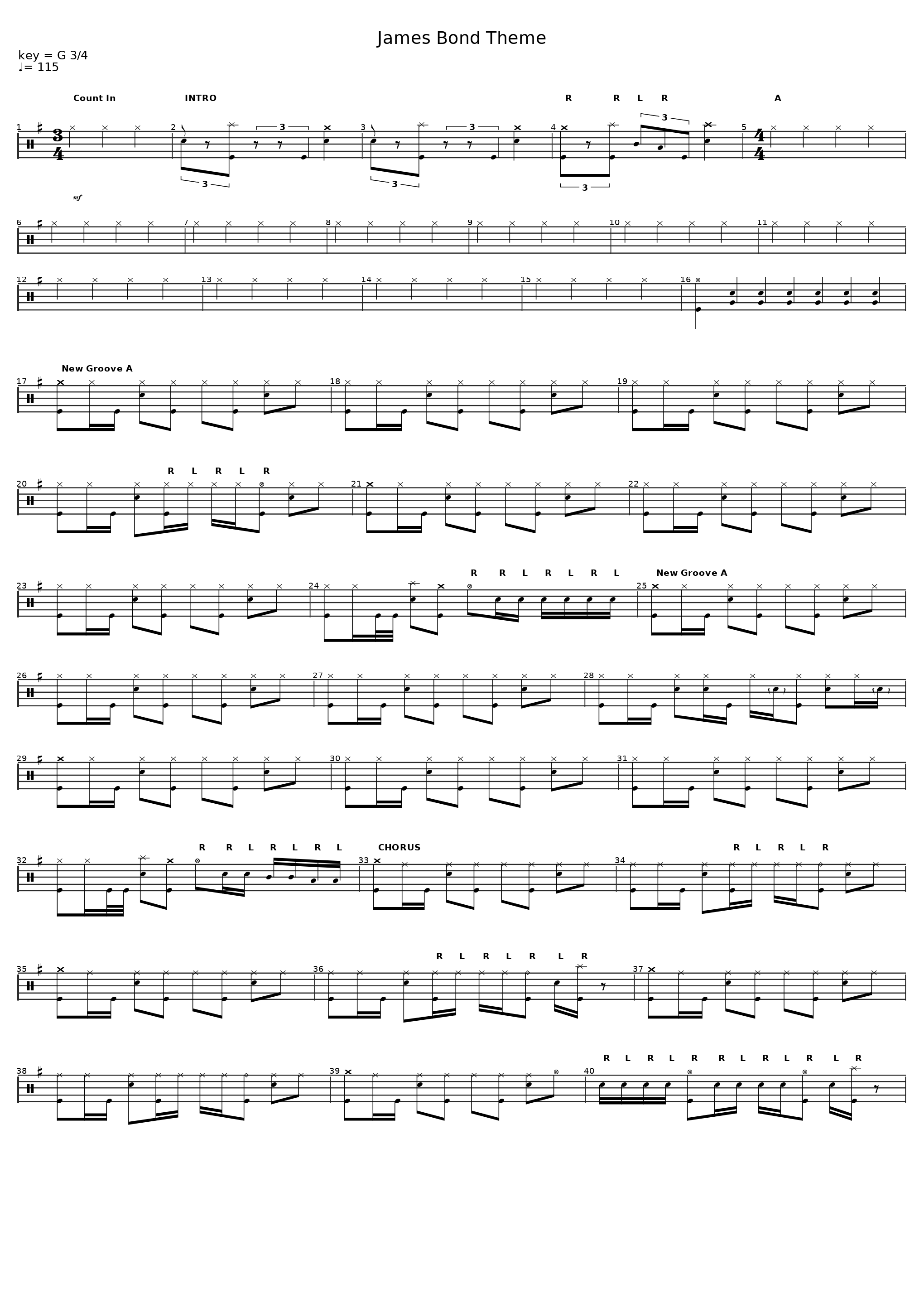 James Bond Theme Band Version_James Bond_1