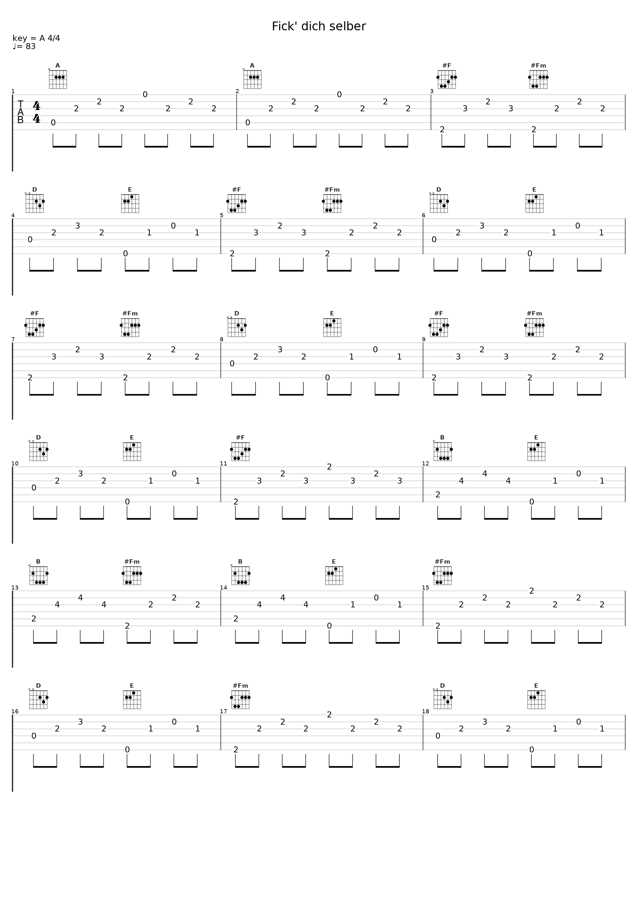 Fick' dich selber_Tic Tac Toe_1