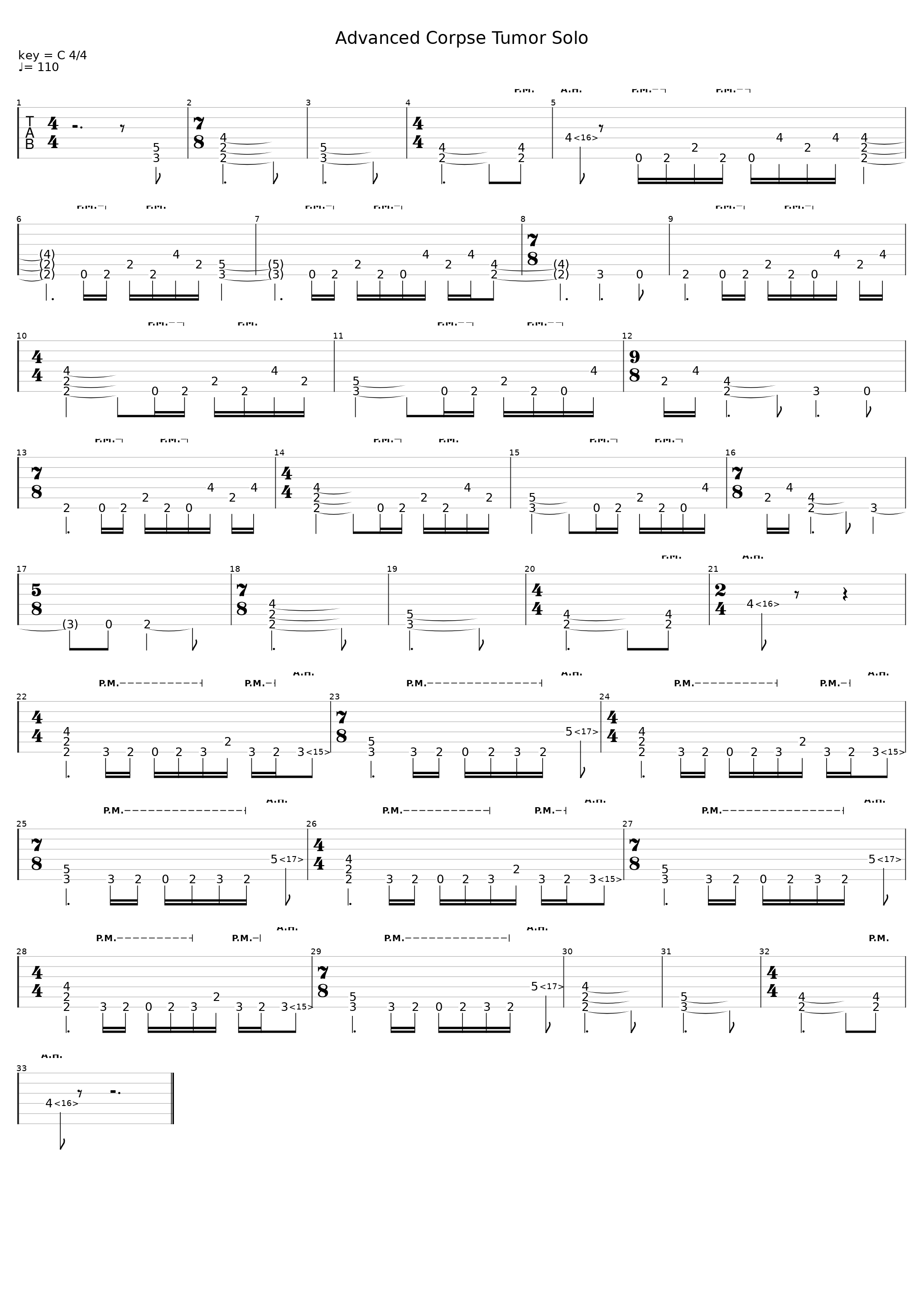 Advanced Corpse Tumor Solo_Necrophagist_1