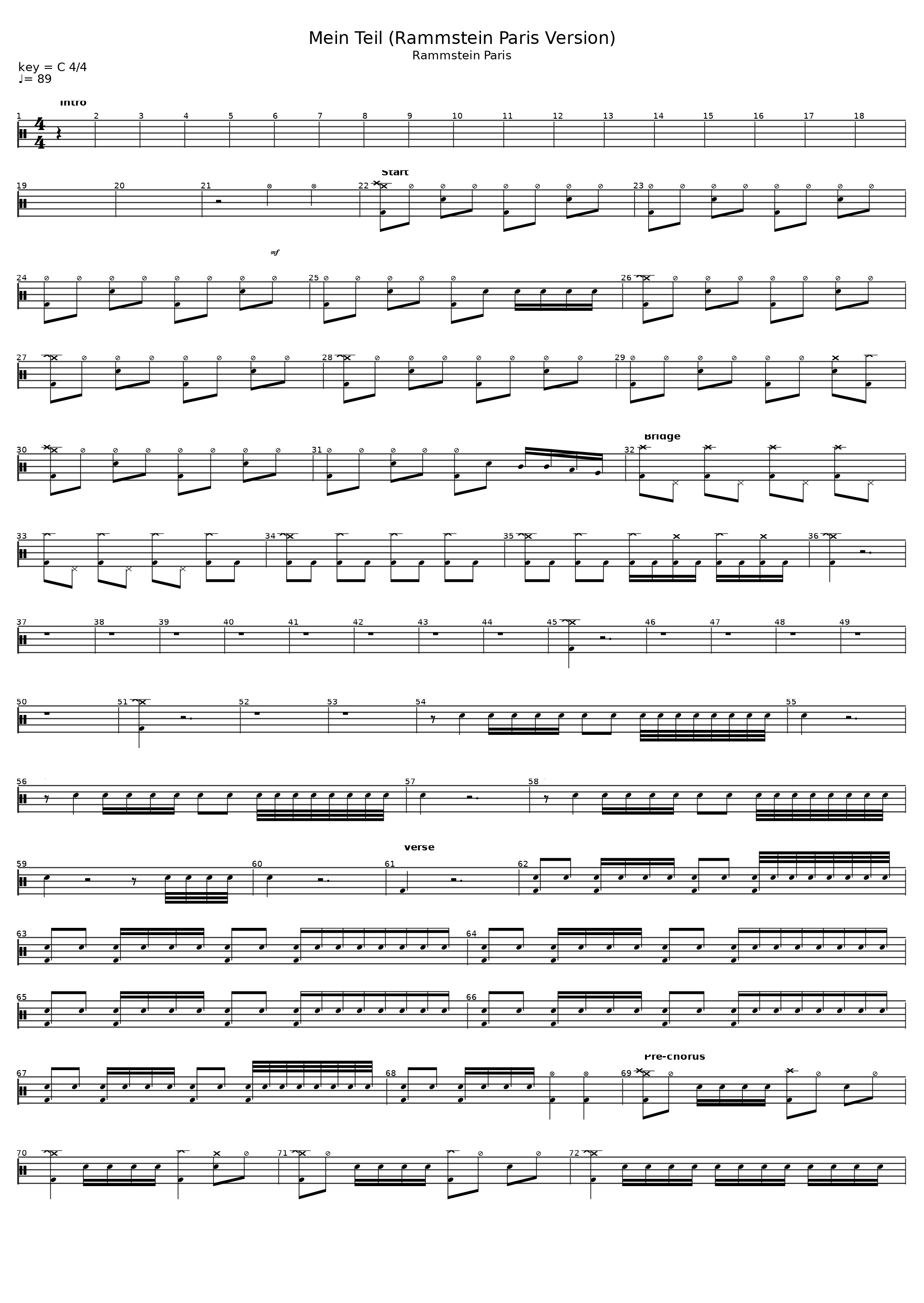 Mein Teil (Rammstein Paris version)_Rammstein_1