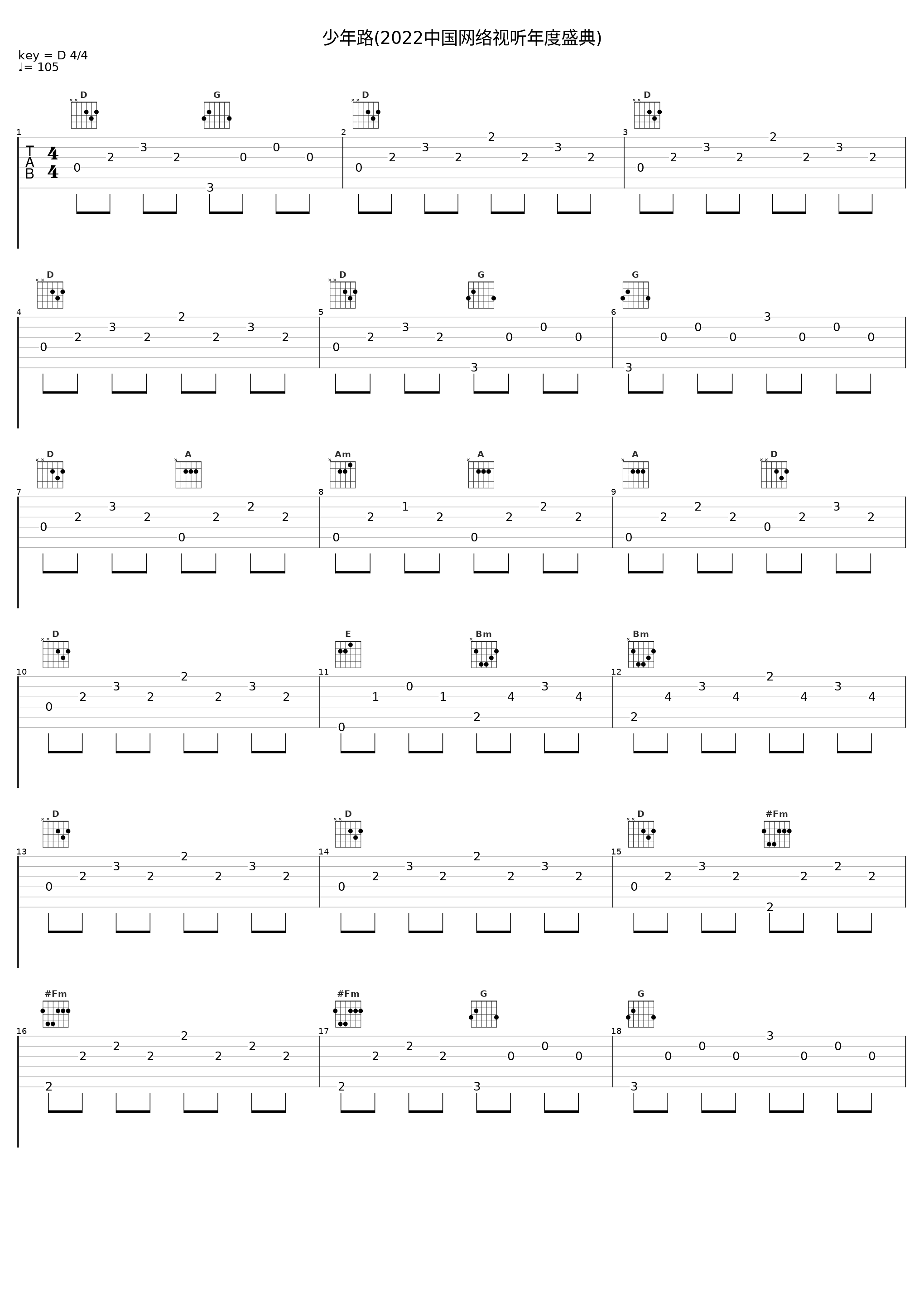 少年路(2022中国网络视听年度盛典)_安悦溪,鲍晓_1