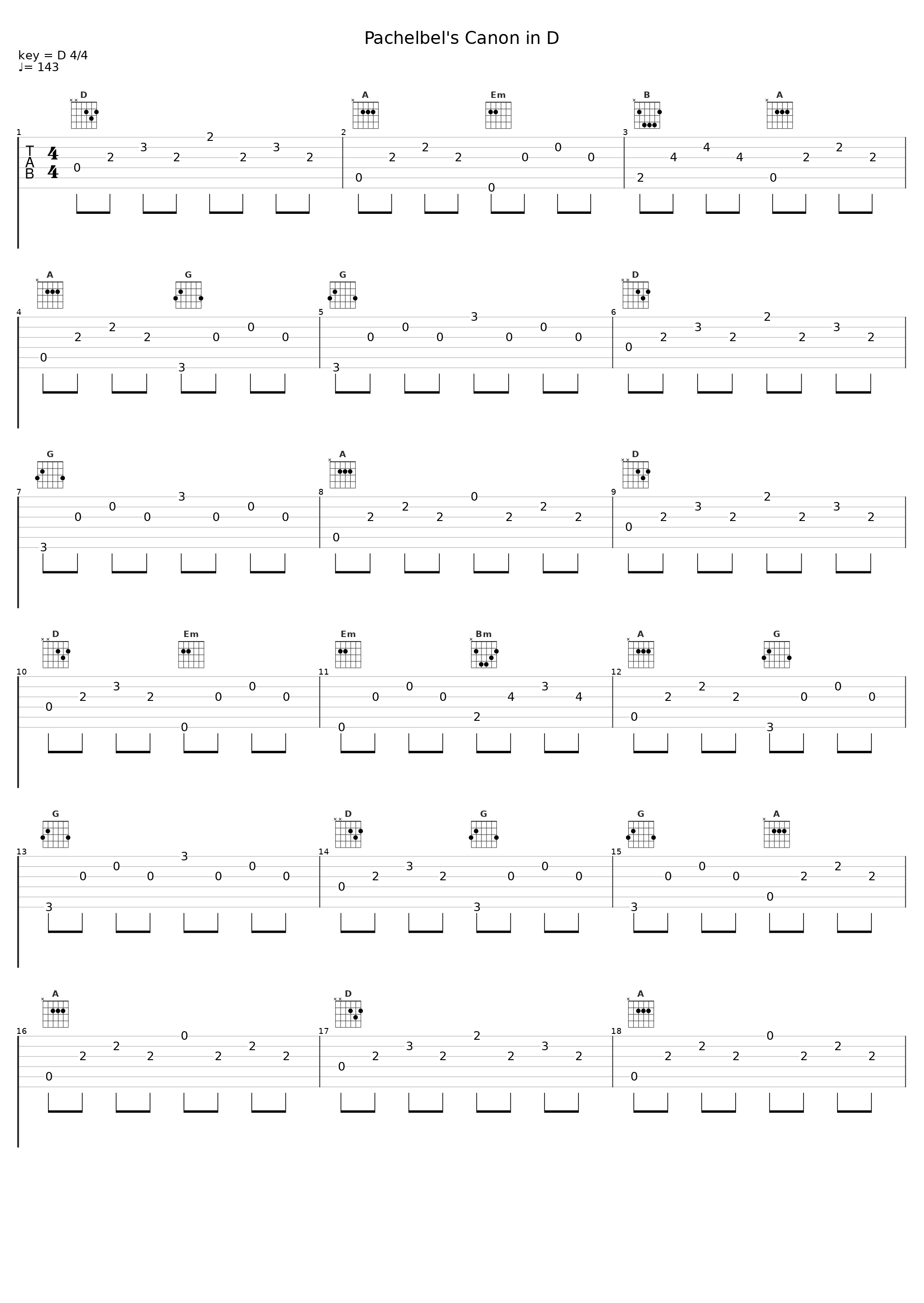 Pachelbel's Canon in D_Naturally 7_1