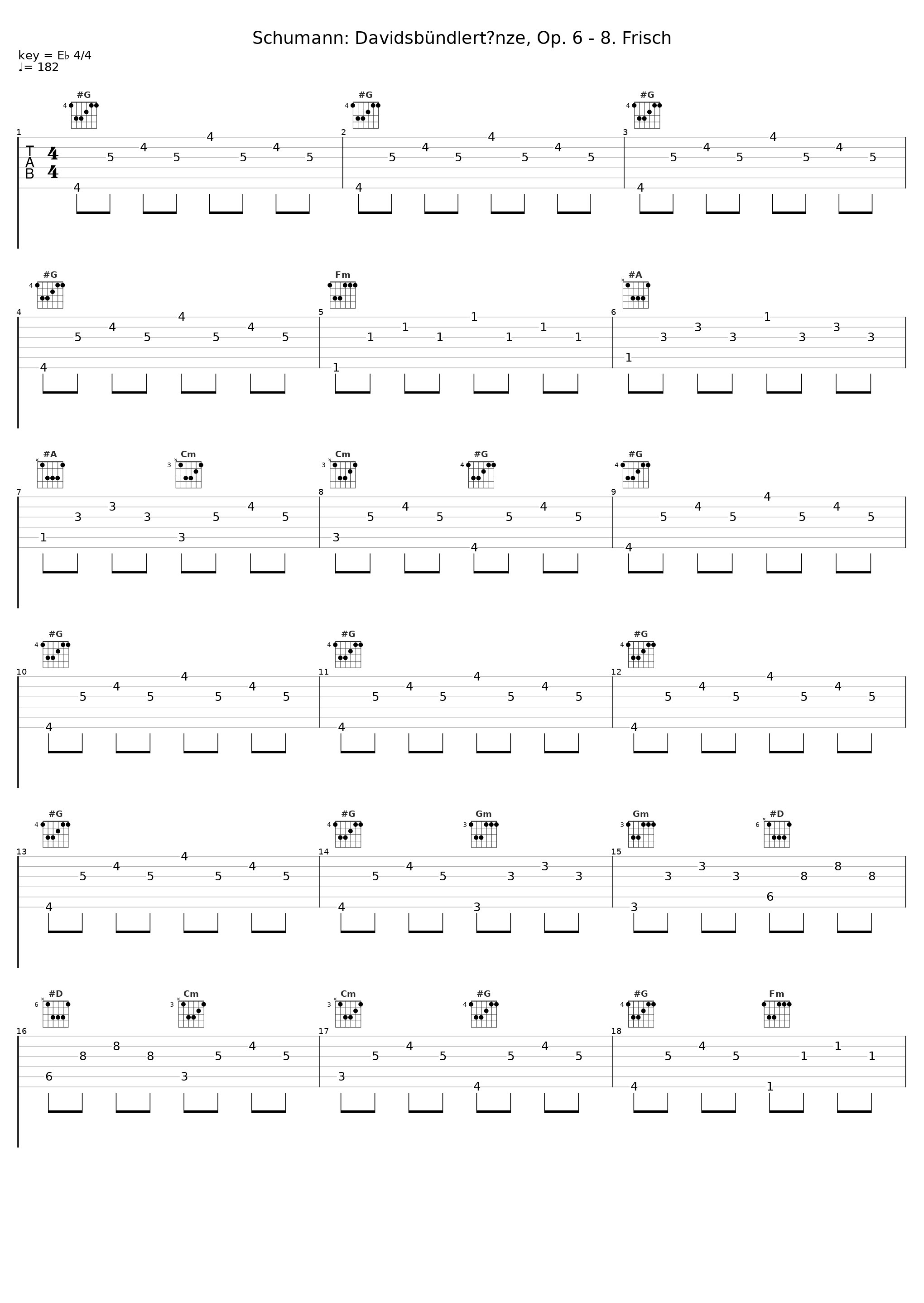 Schumann: Davidsbündlertänze, Op. 6 - 8. Frisch_內田光子_1