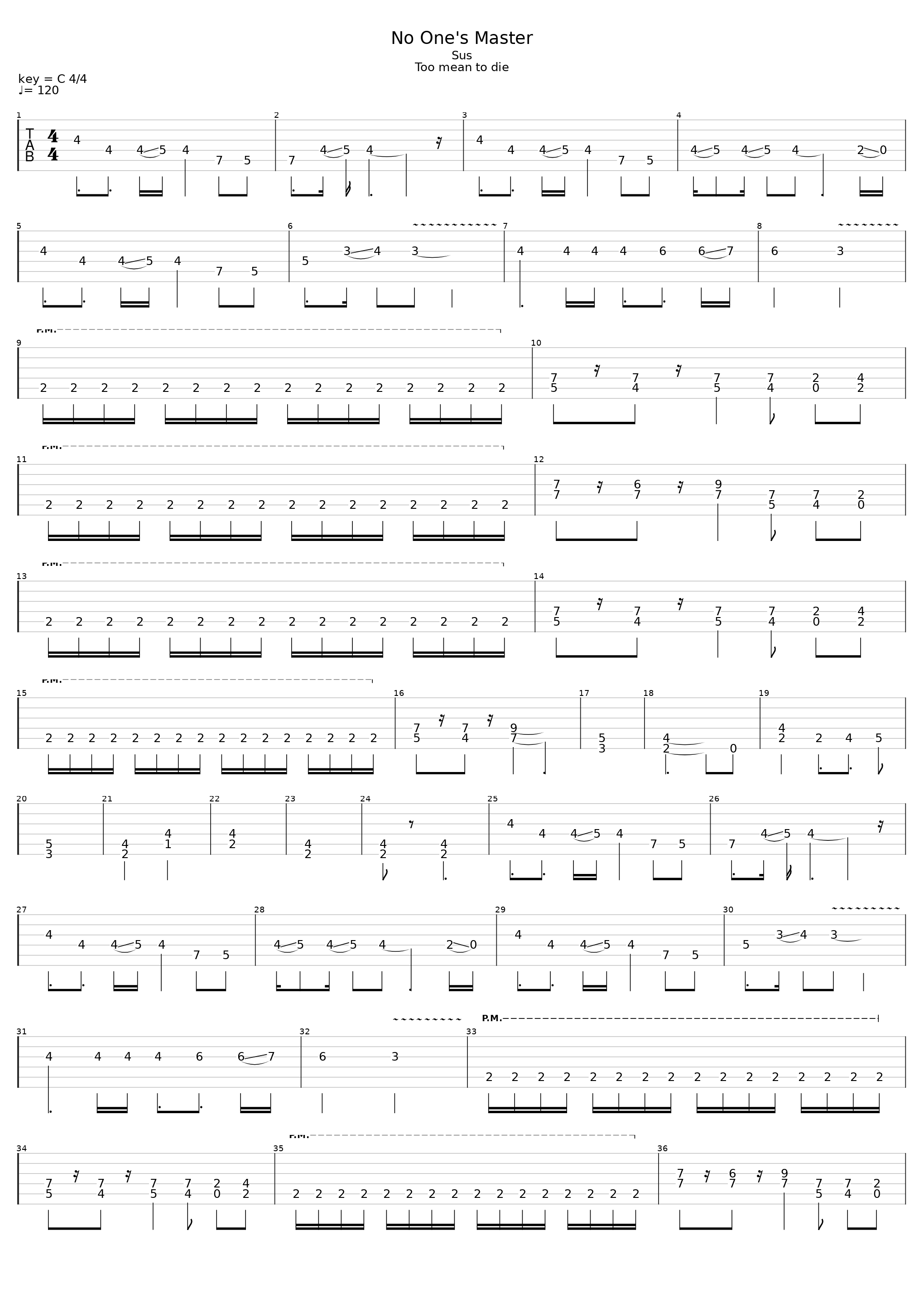 No One's Master_Acept_1