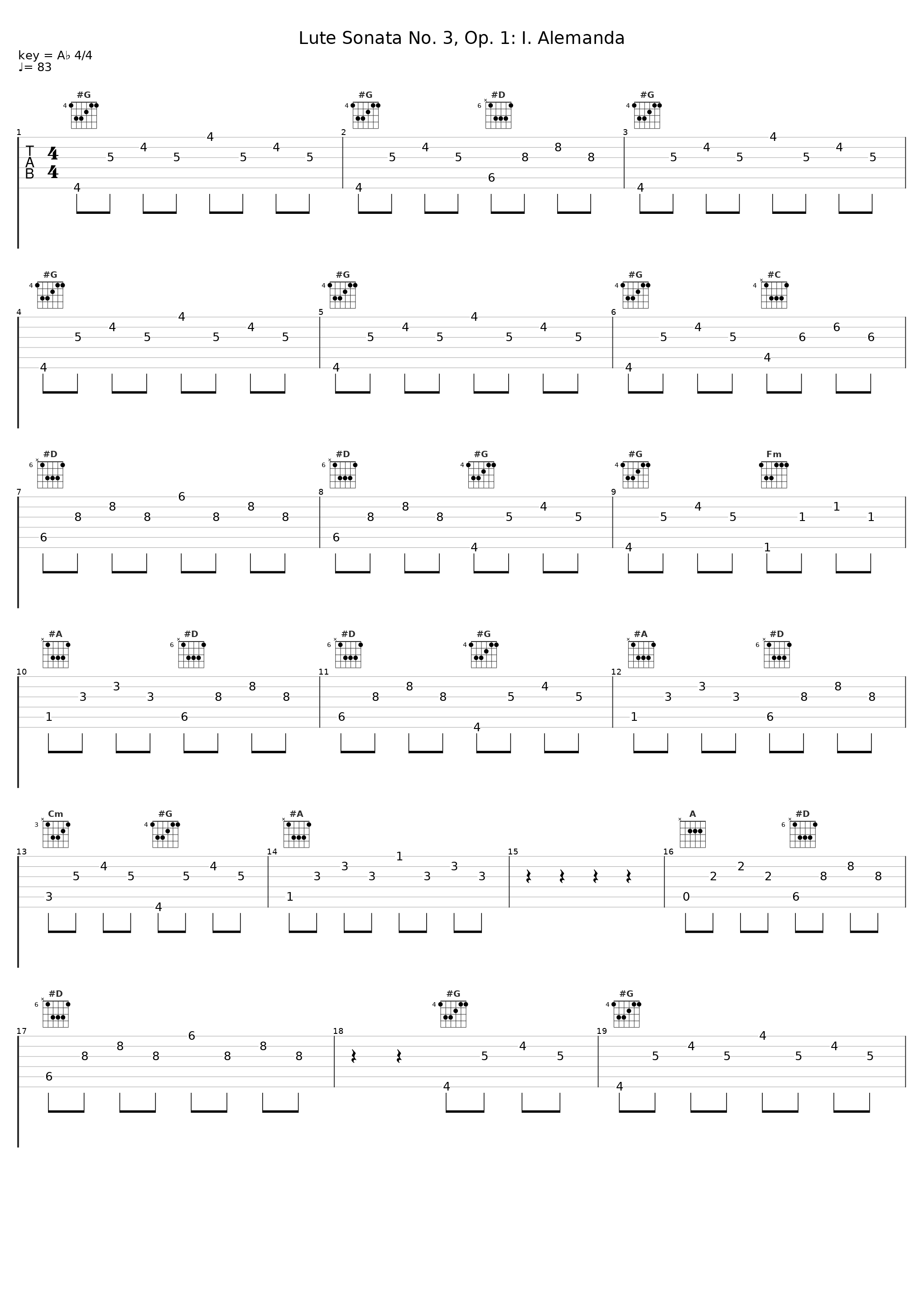 Lute Sonata No. 3, Op. 1: I. Alemanda_Luciano Contini_1