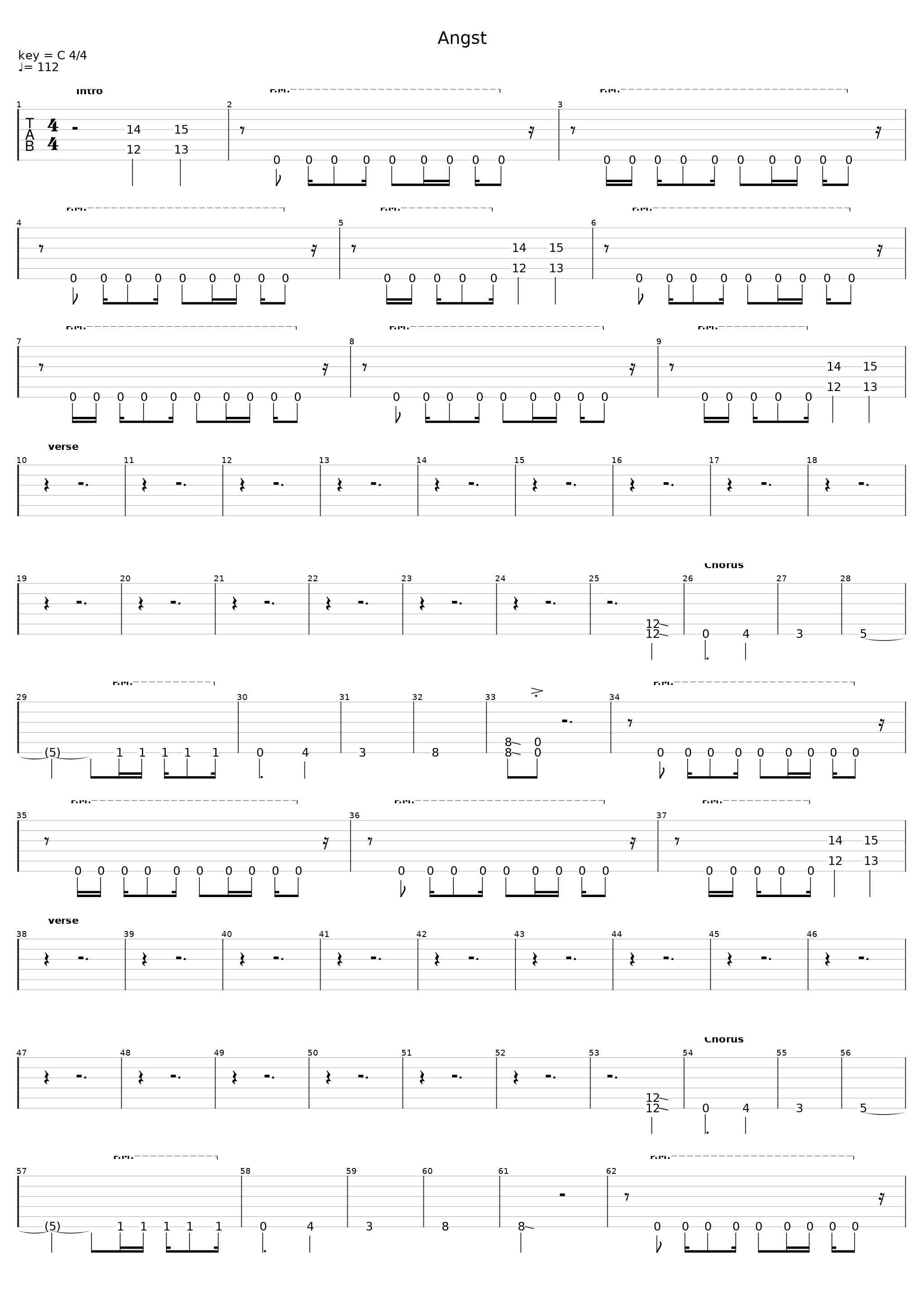 Angst (5.str bass)_Rammstein_1