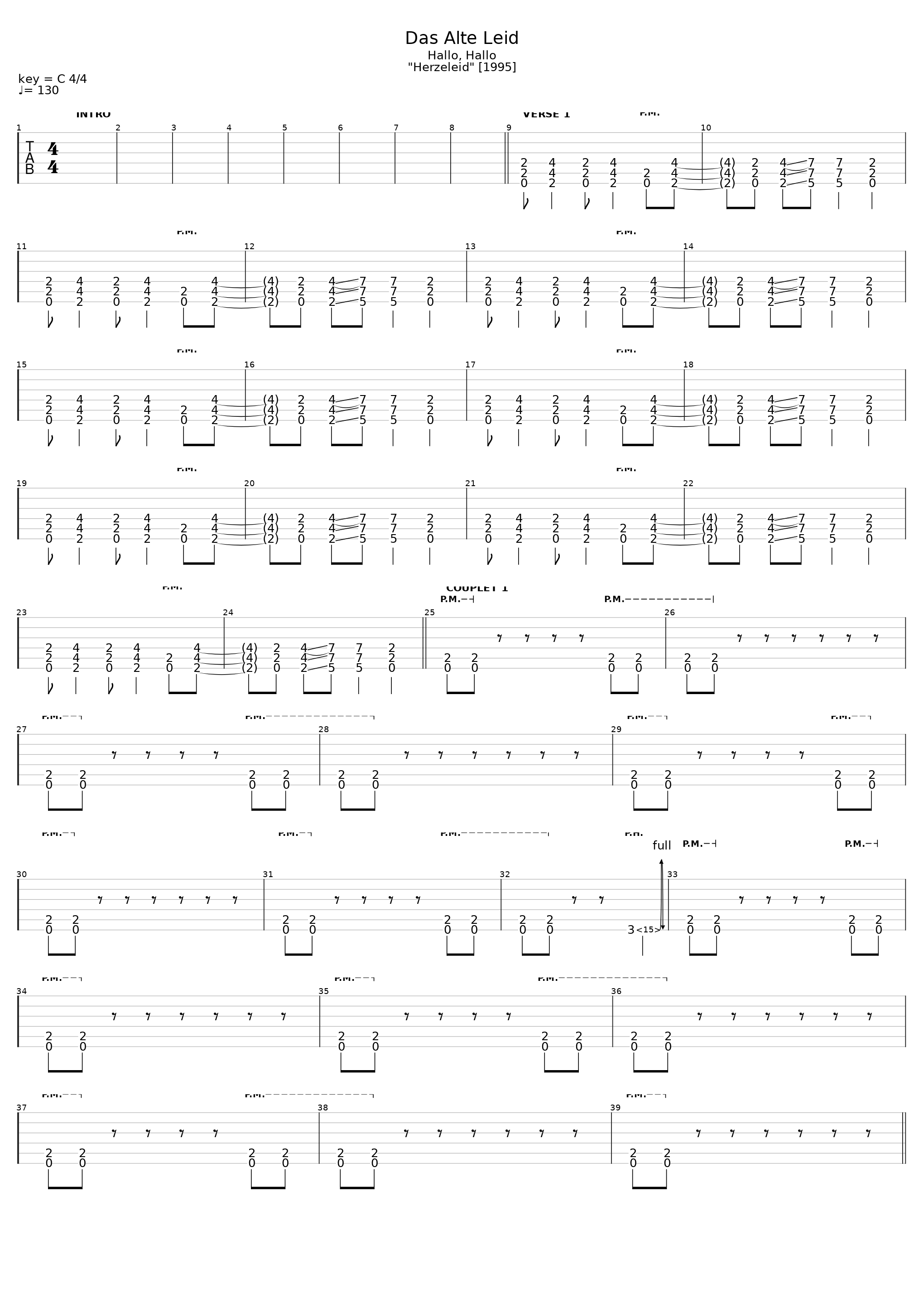 Das Alte Leid_Rammstein_1