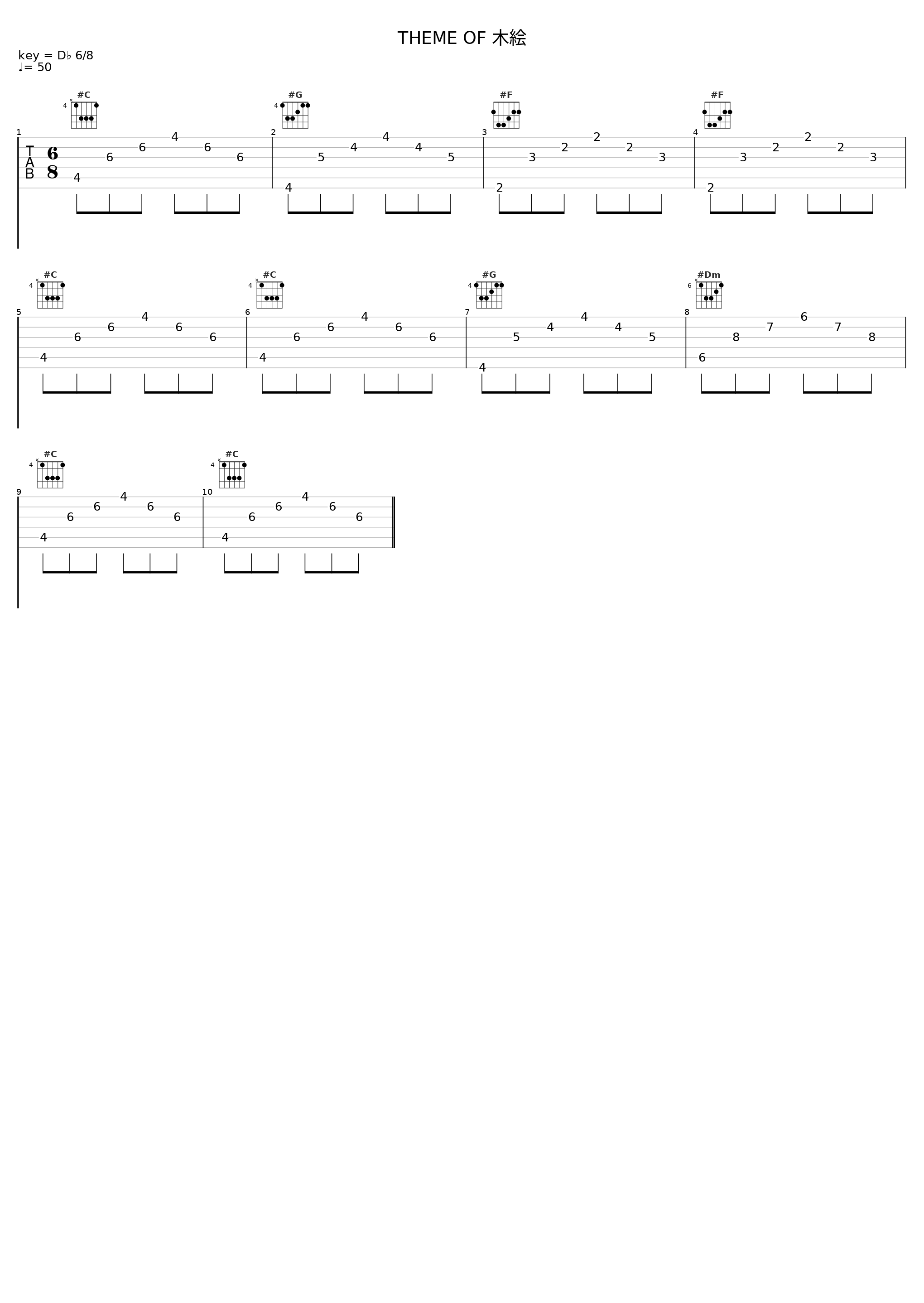 THEME OF 木絵_菅野祐悟_1