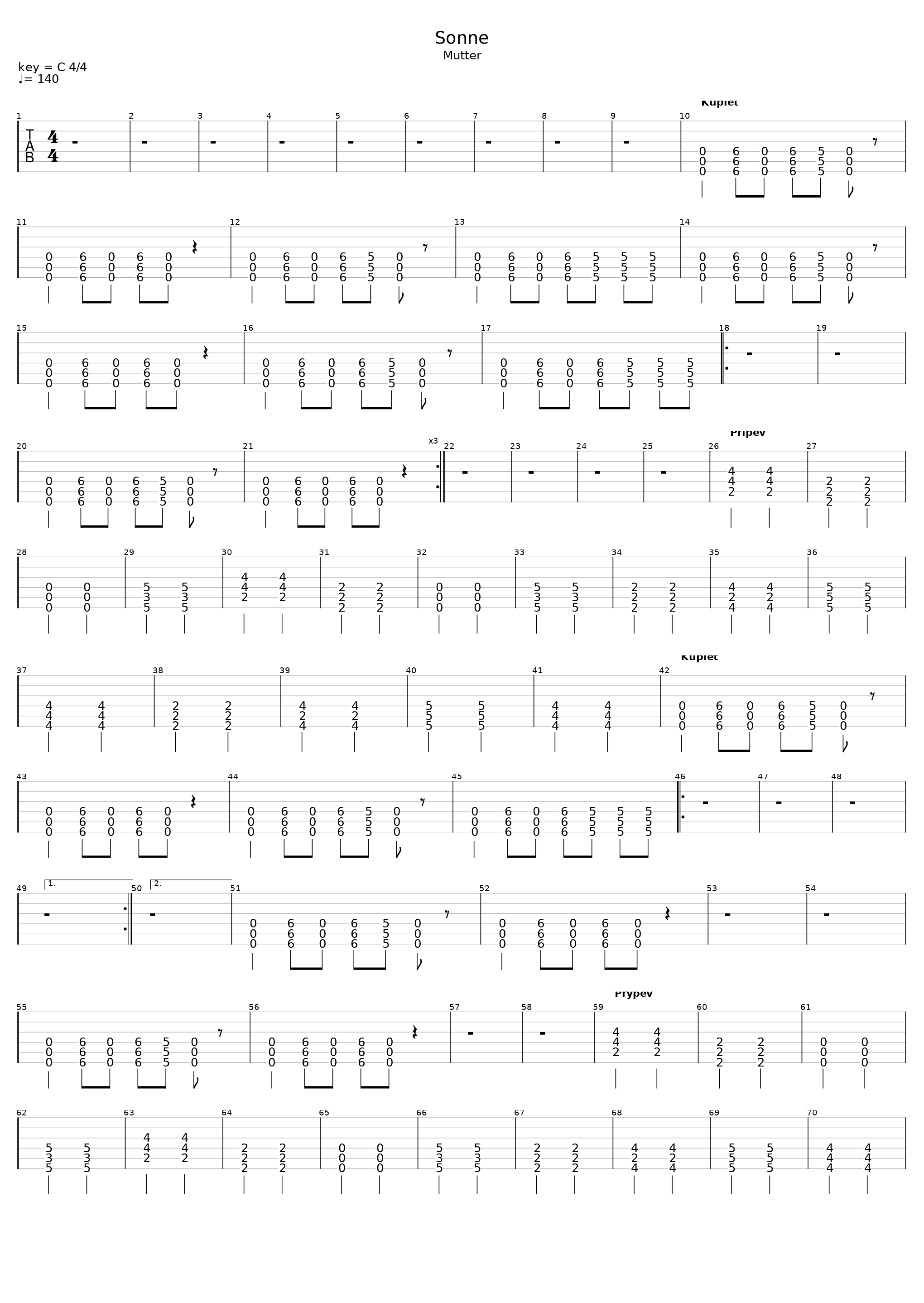 Sonne (Radi Tapok version)_Rammstein_1