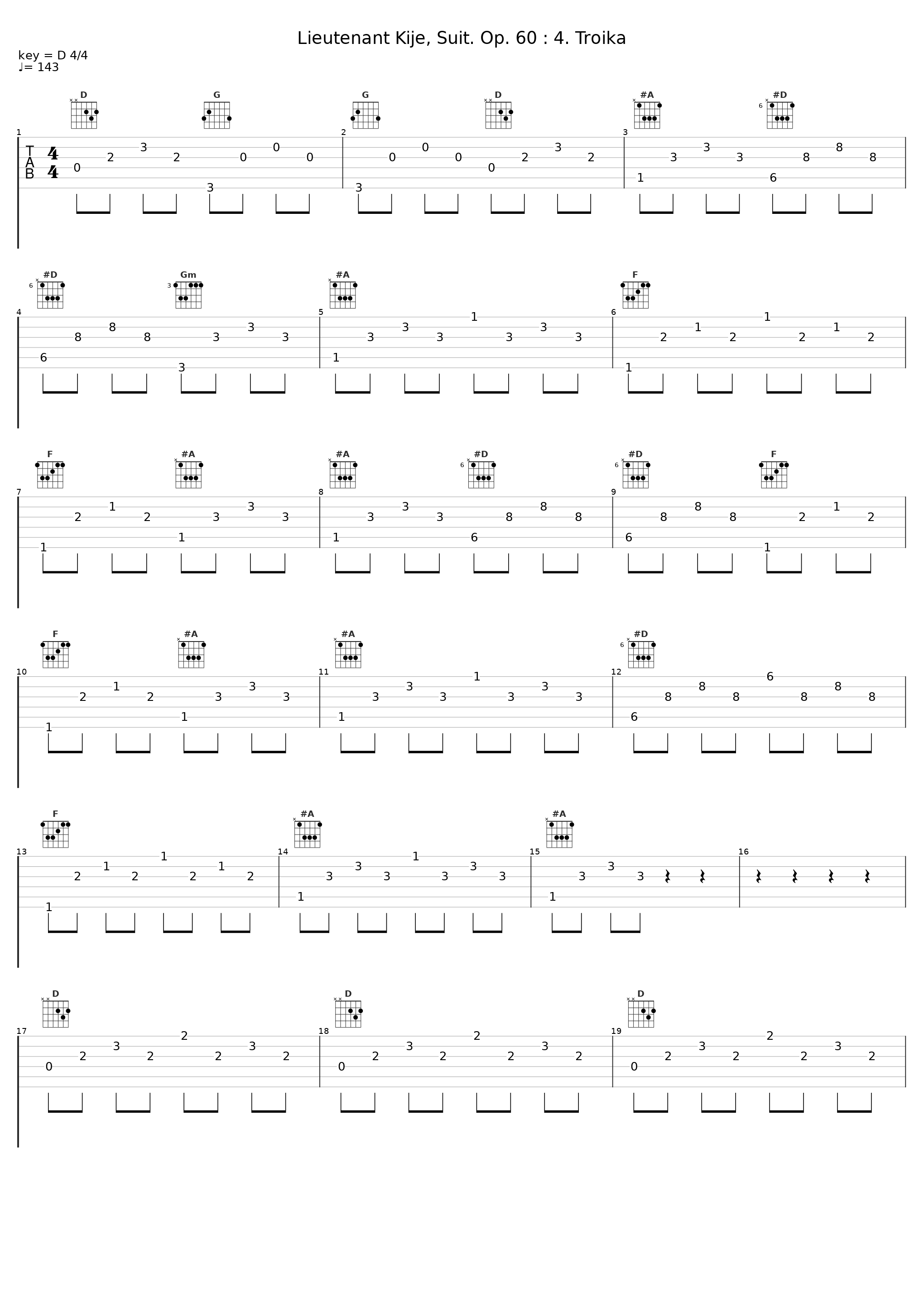 Lieutenant Kije, Suit. Op. 60 : 4. Troika_Efrem Kurtz,Sergei Prokofiev,Vienna State Opera Orchestra_1