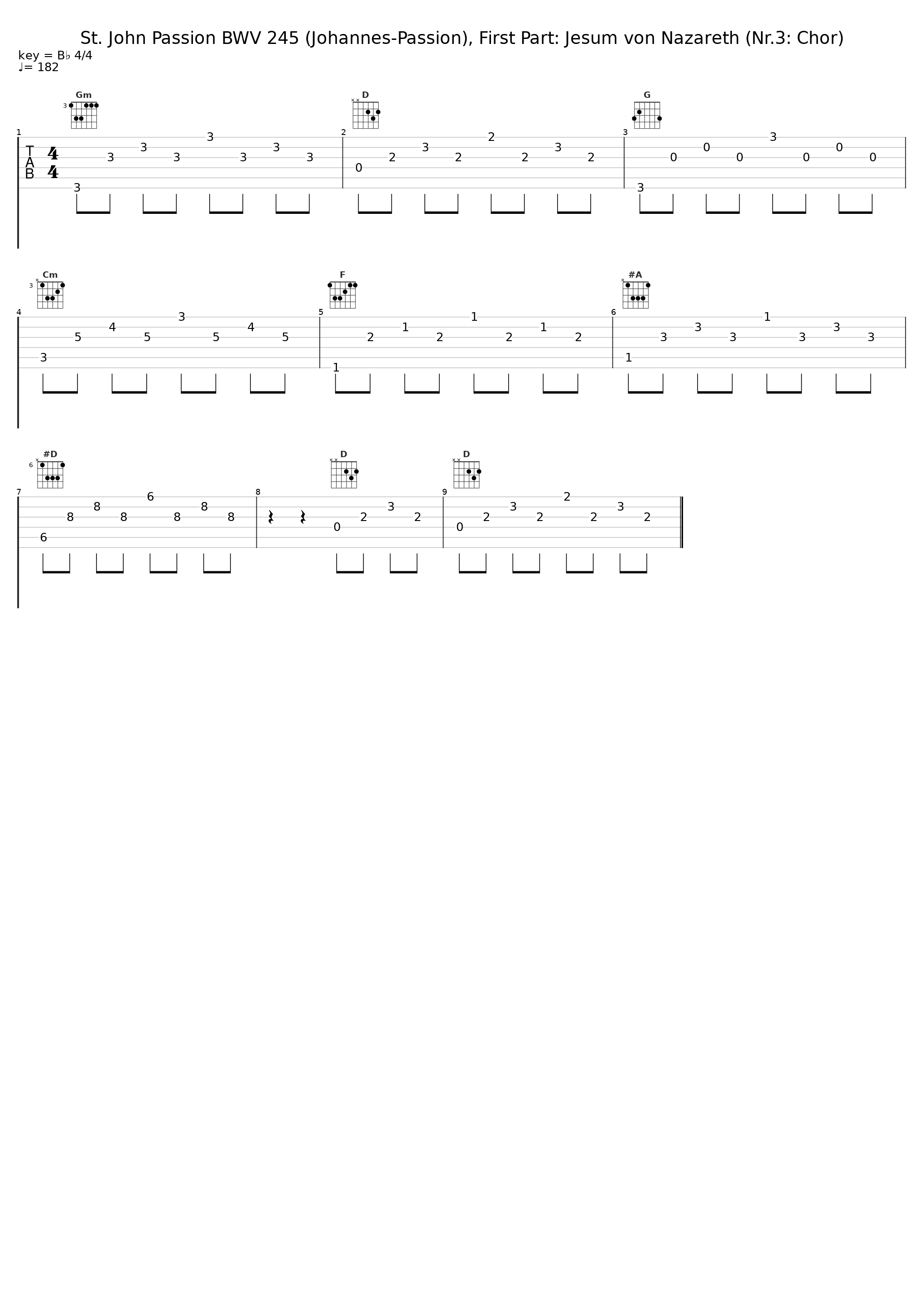 St. John Passion BWV 245 (Johannes-Passion), First Part: Jesum von Nazareth (Nr.3: Chor)_Fritz Wunderlich,Josef Traxel,Dietrich Fischer-Dieskau,Lisa Otto_1