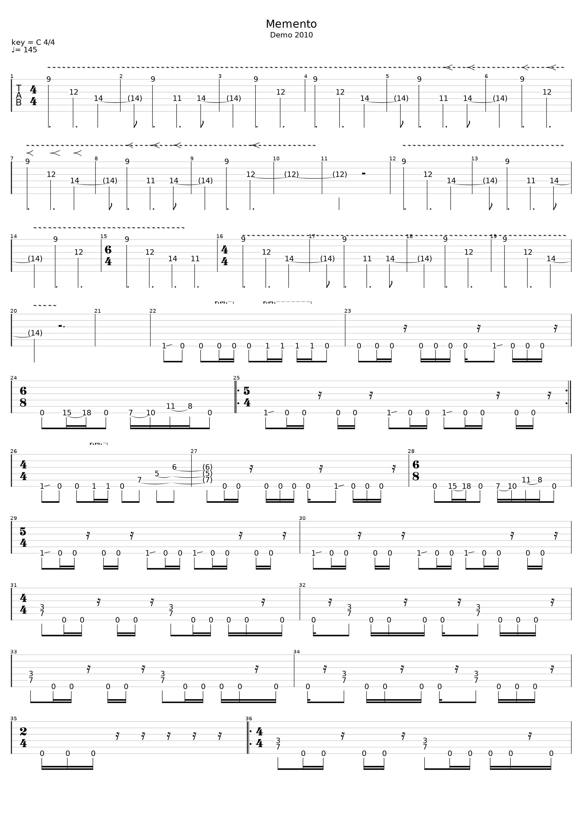 Memento_The Plagues Aftermath_1