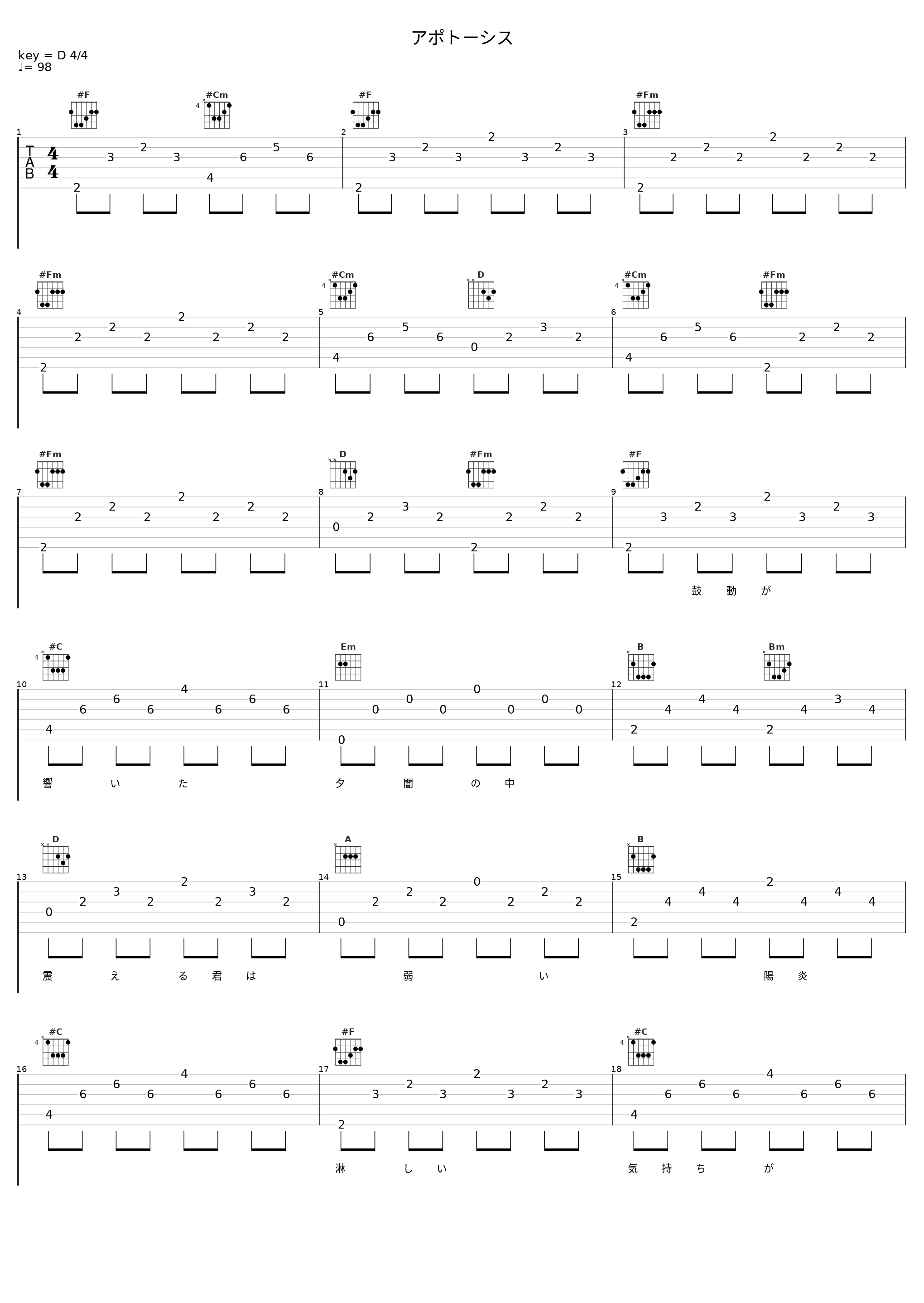 アポトーシス_THE BACK HORN_1