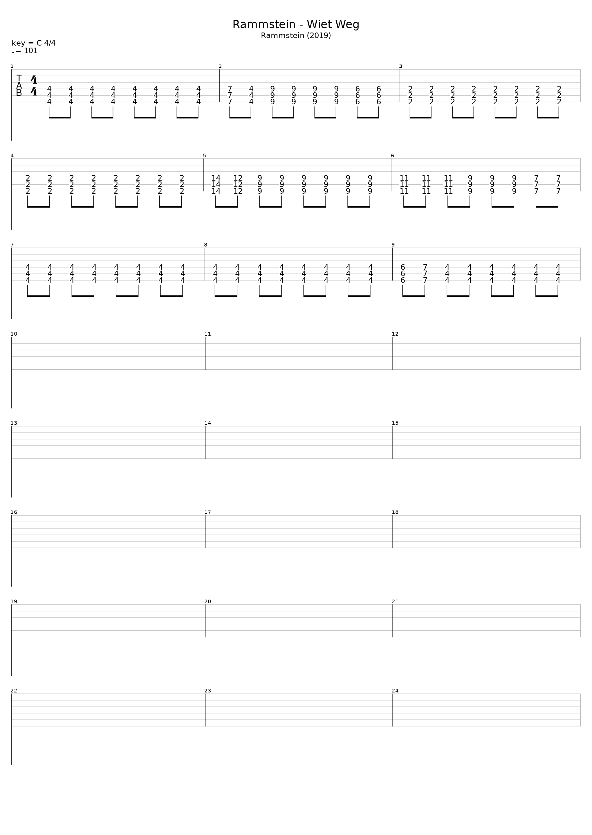 Rammstein - Weit Weg_Rammstein_1