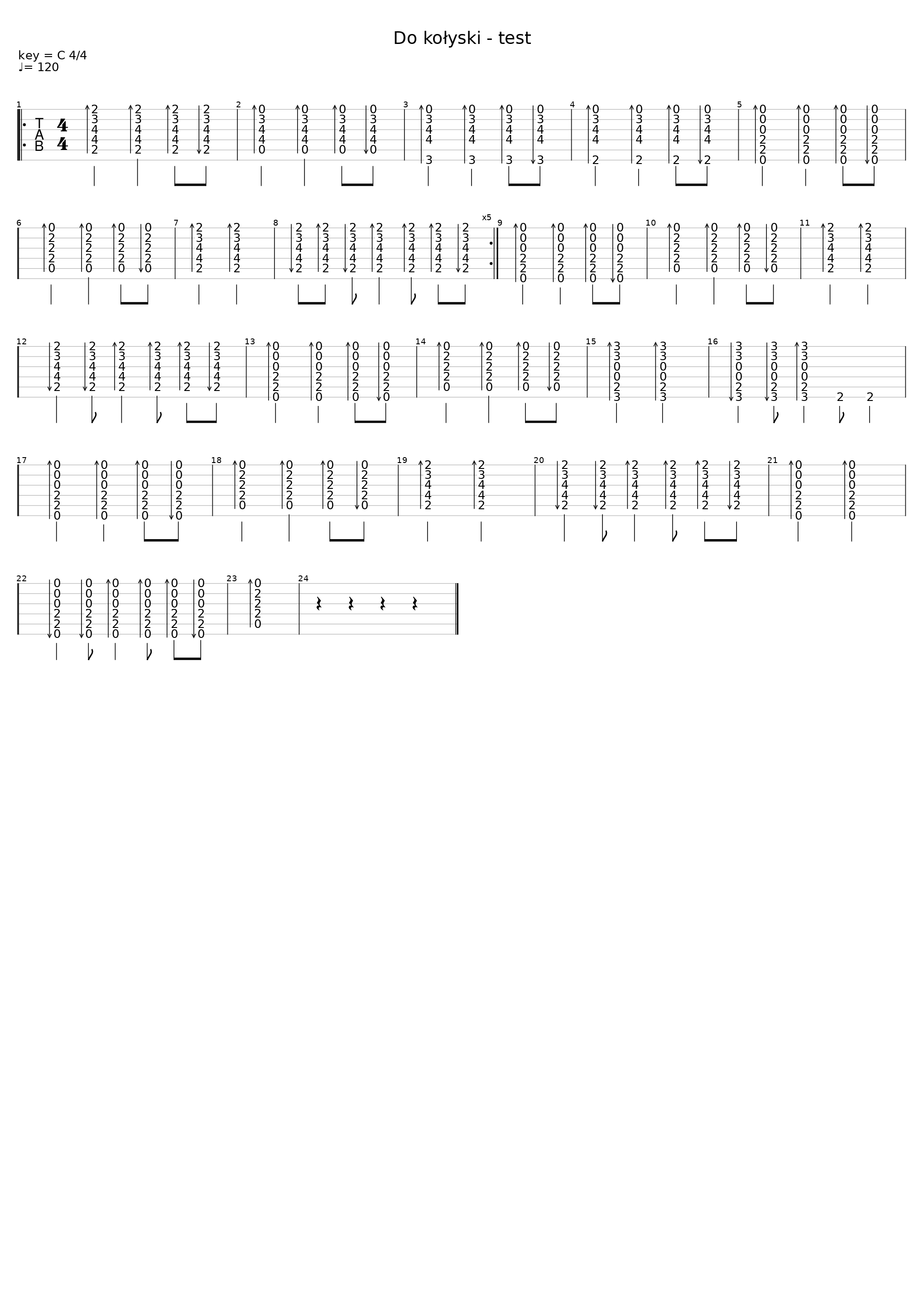 Do kołyski - test_Dzem_1