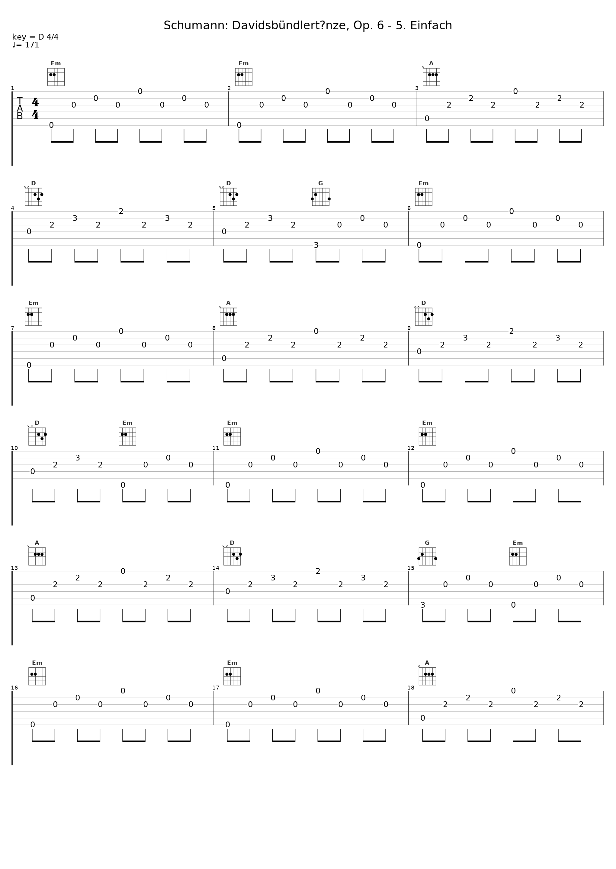 Schumann: Davidsbündlertänze, Op. 6 - 5. Einfach_內田光子_1