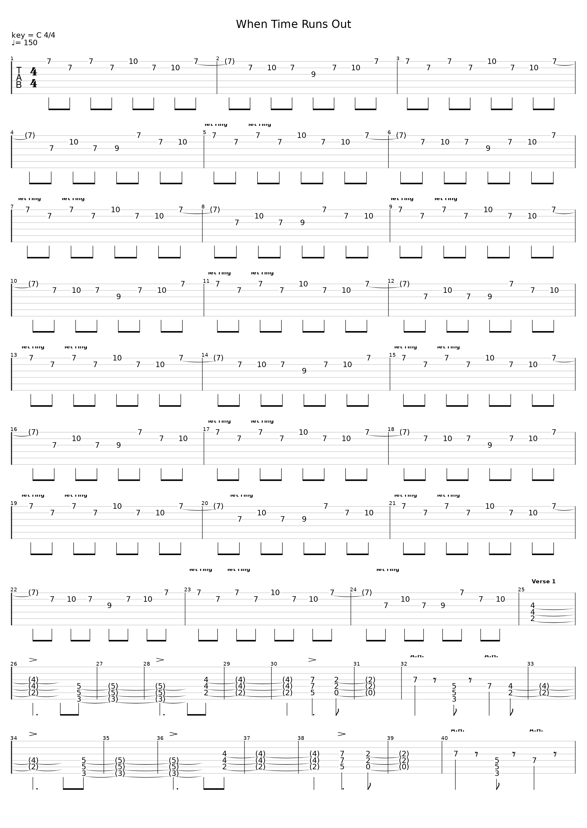 When Time Runs Out_Running Wild_1