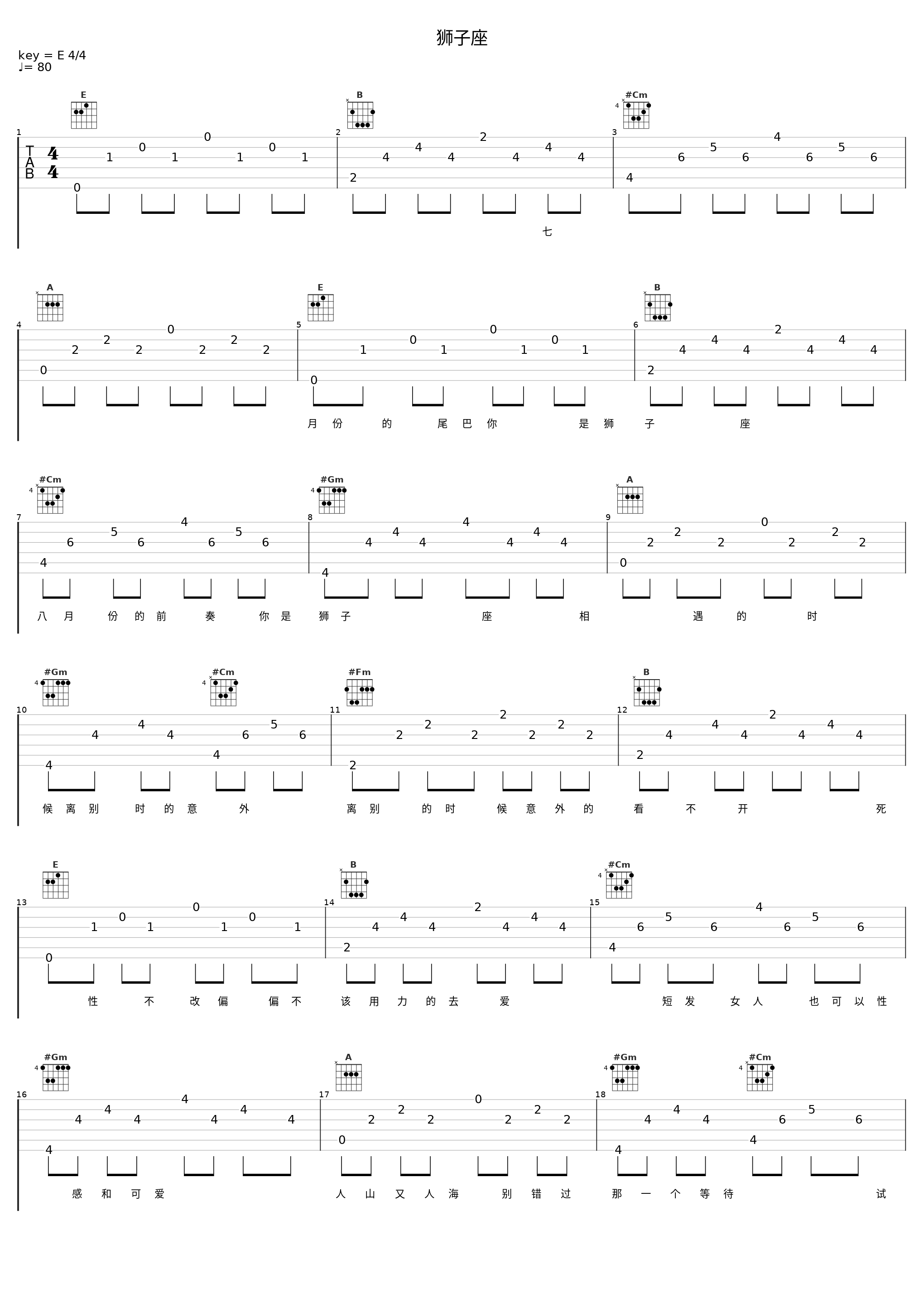 狮子座_毛阿敏_1