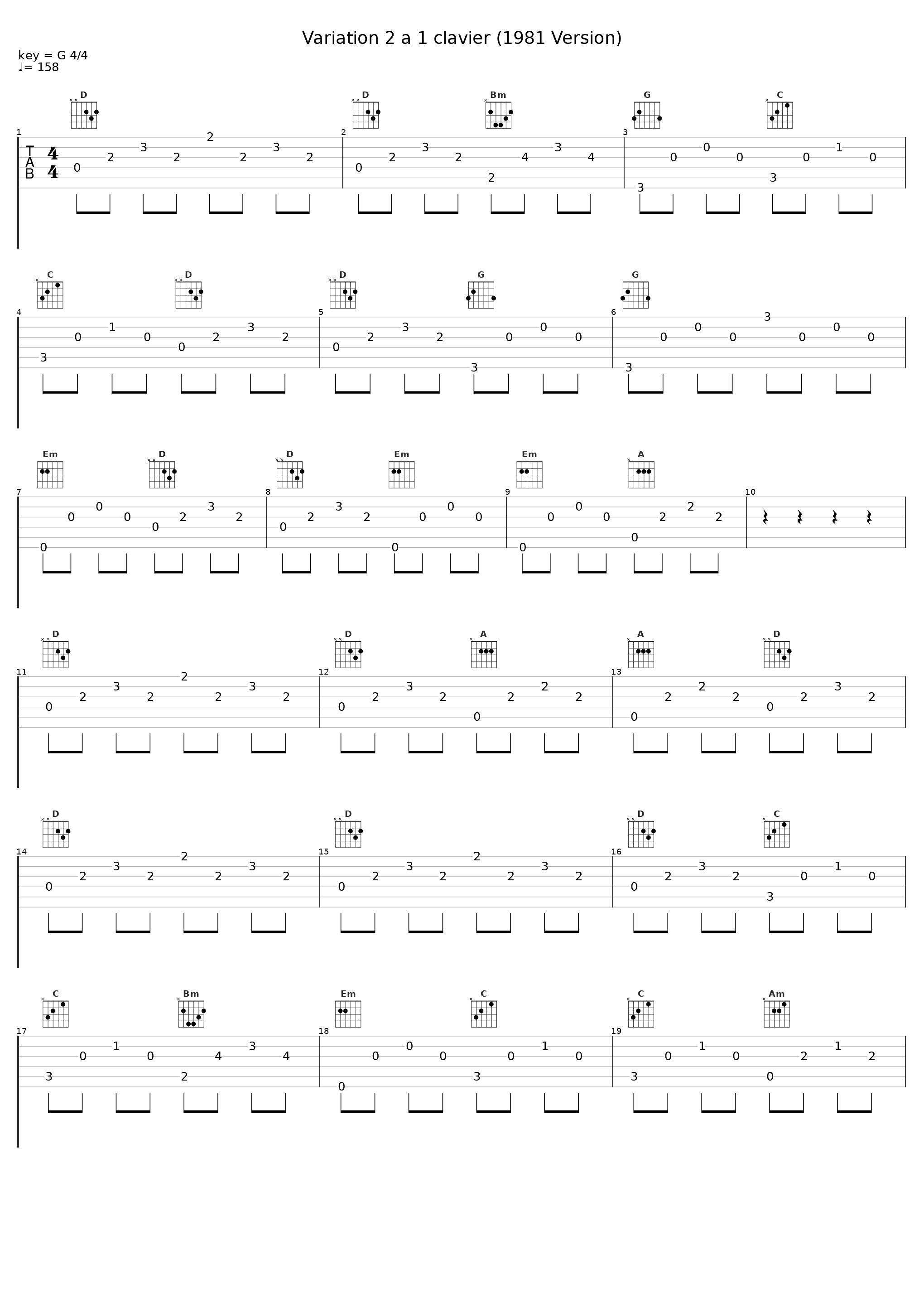 Variation 2 a 1 clavier (1981 Version)_Glenn Gould_1